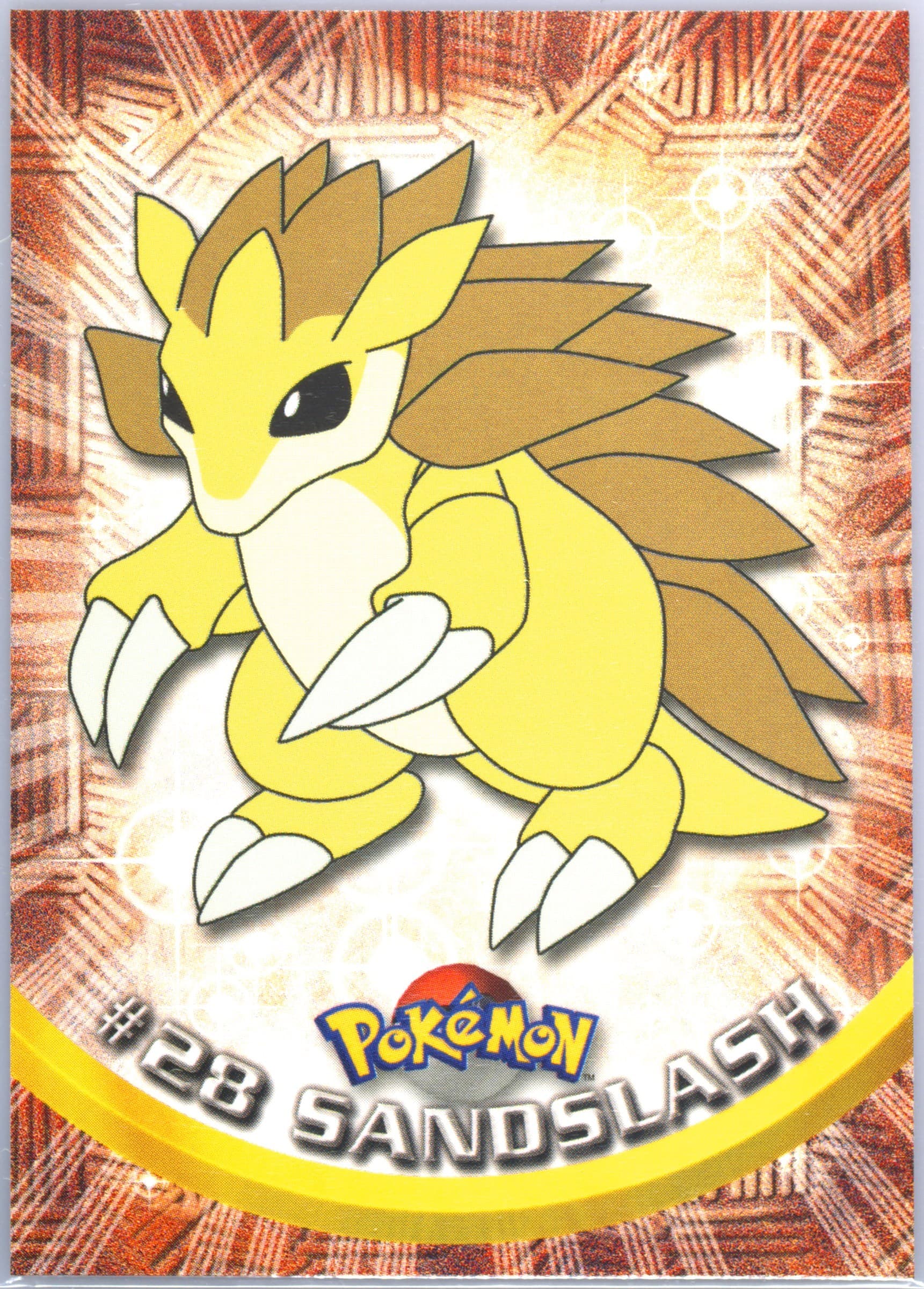 Sandslash (28) 1999 Topps Pokemon TV