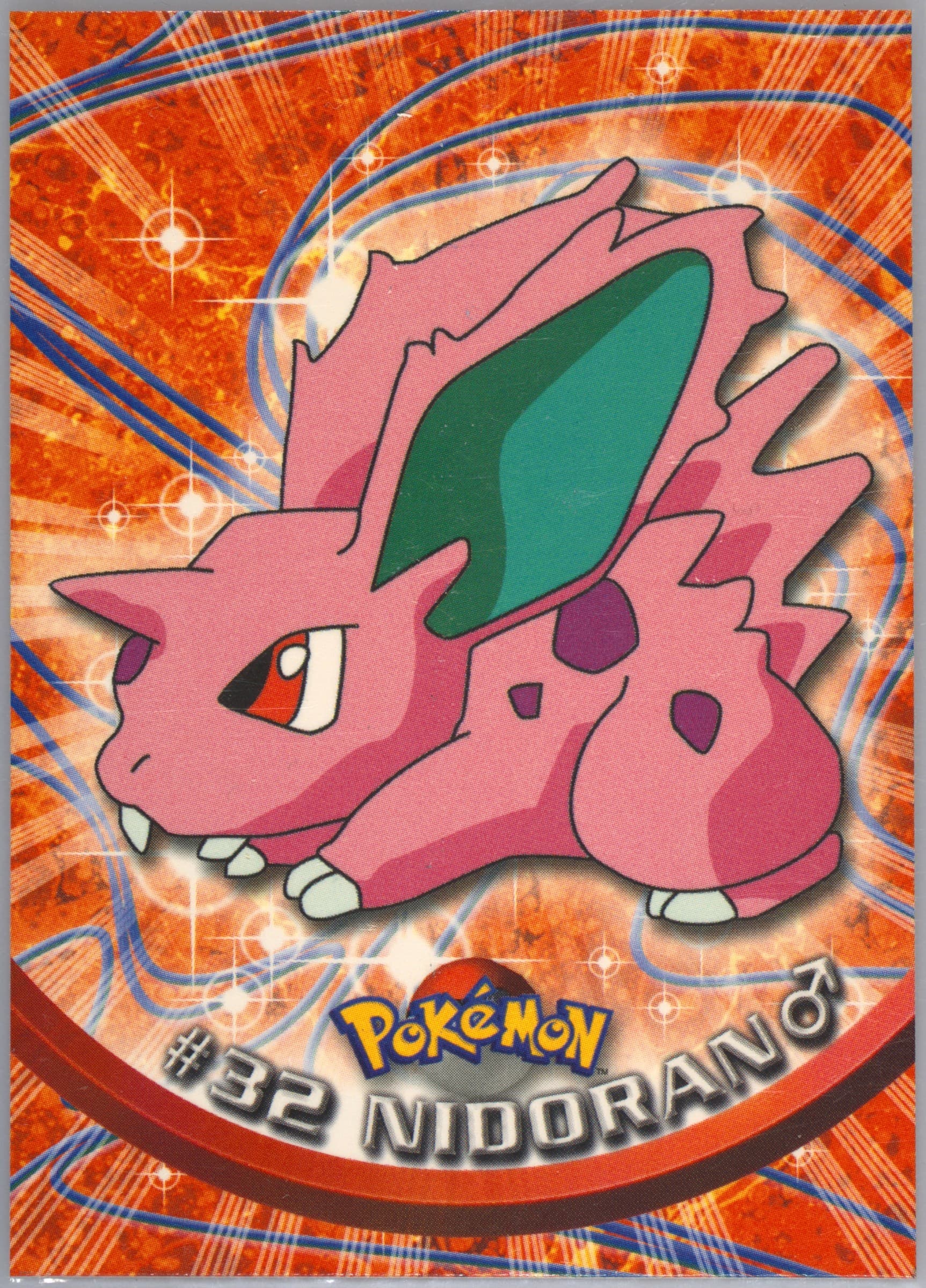 Nidoran (32) 1999 Topps Pokemon TV