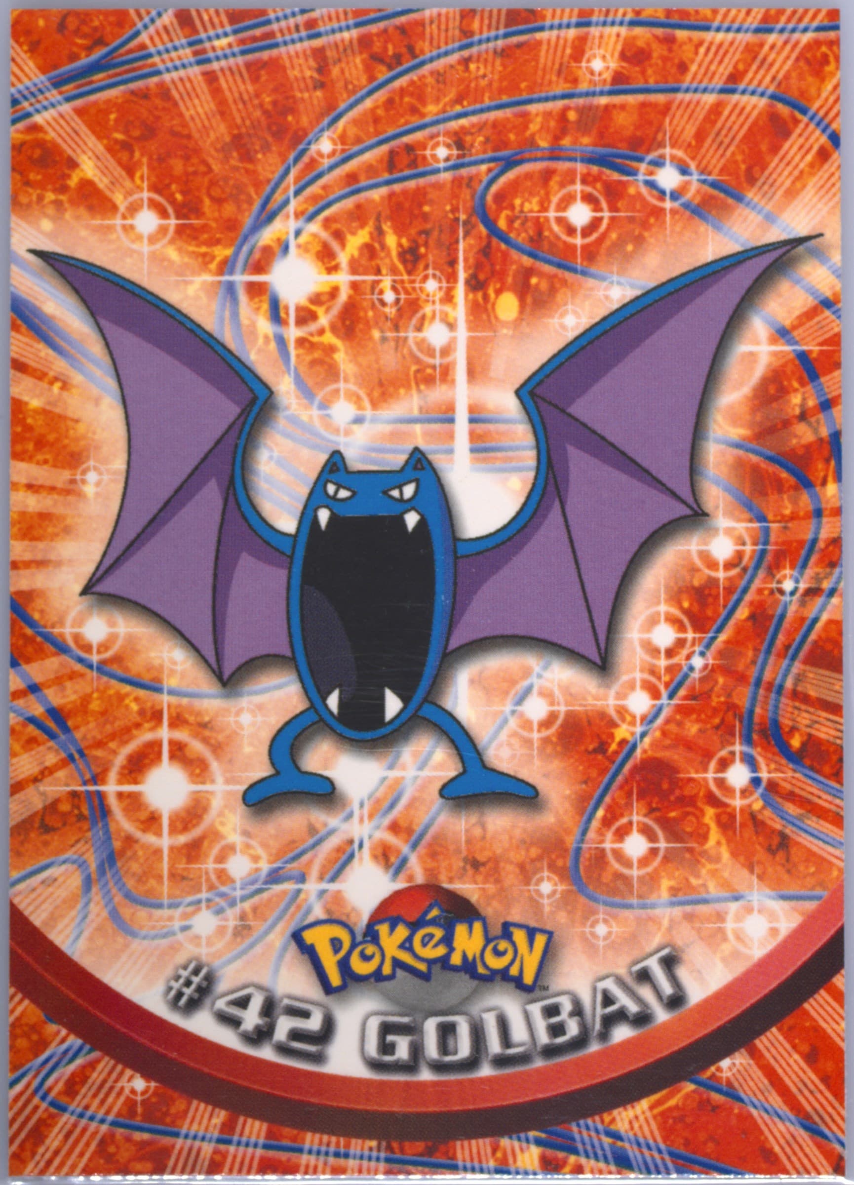 Golbat (42) 1999 Topps Pokemon TV