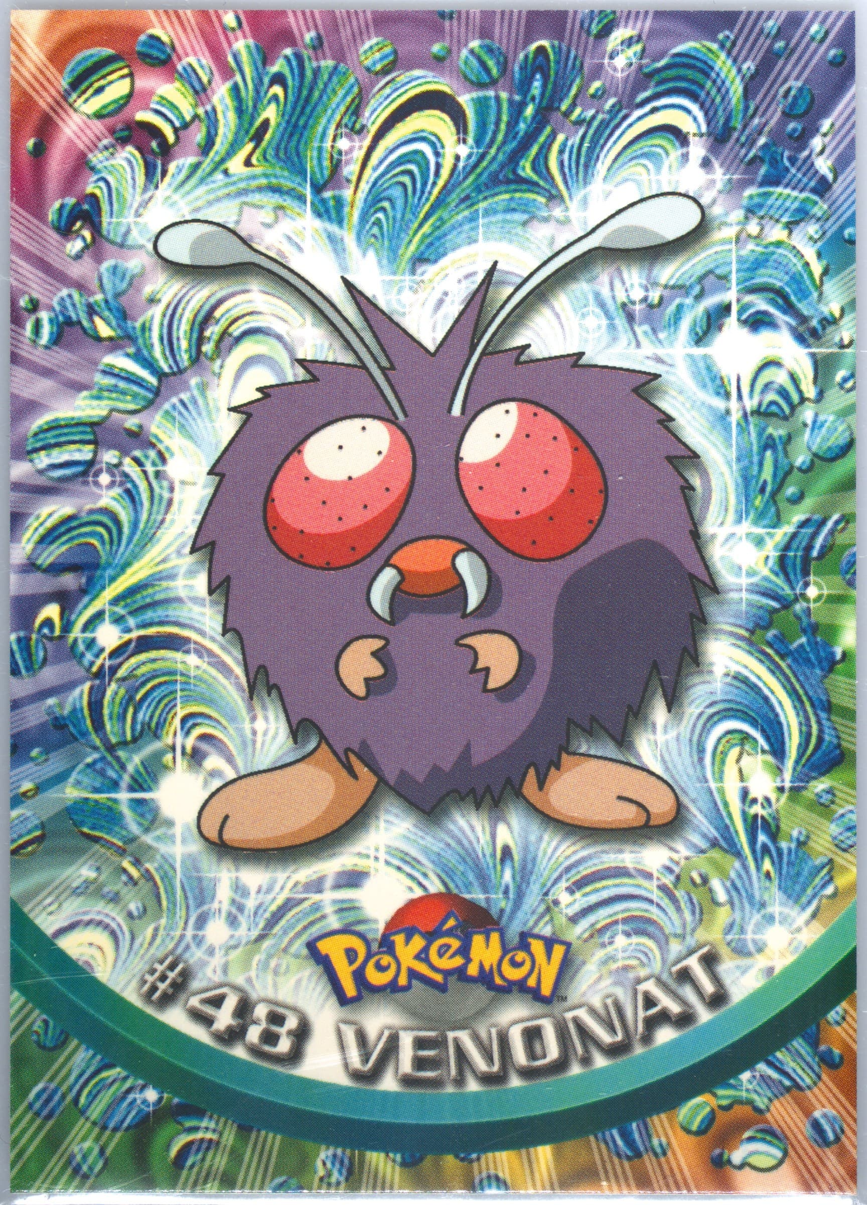 Venonat (48) 1999 Topps Pokemon TV