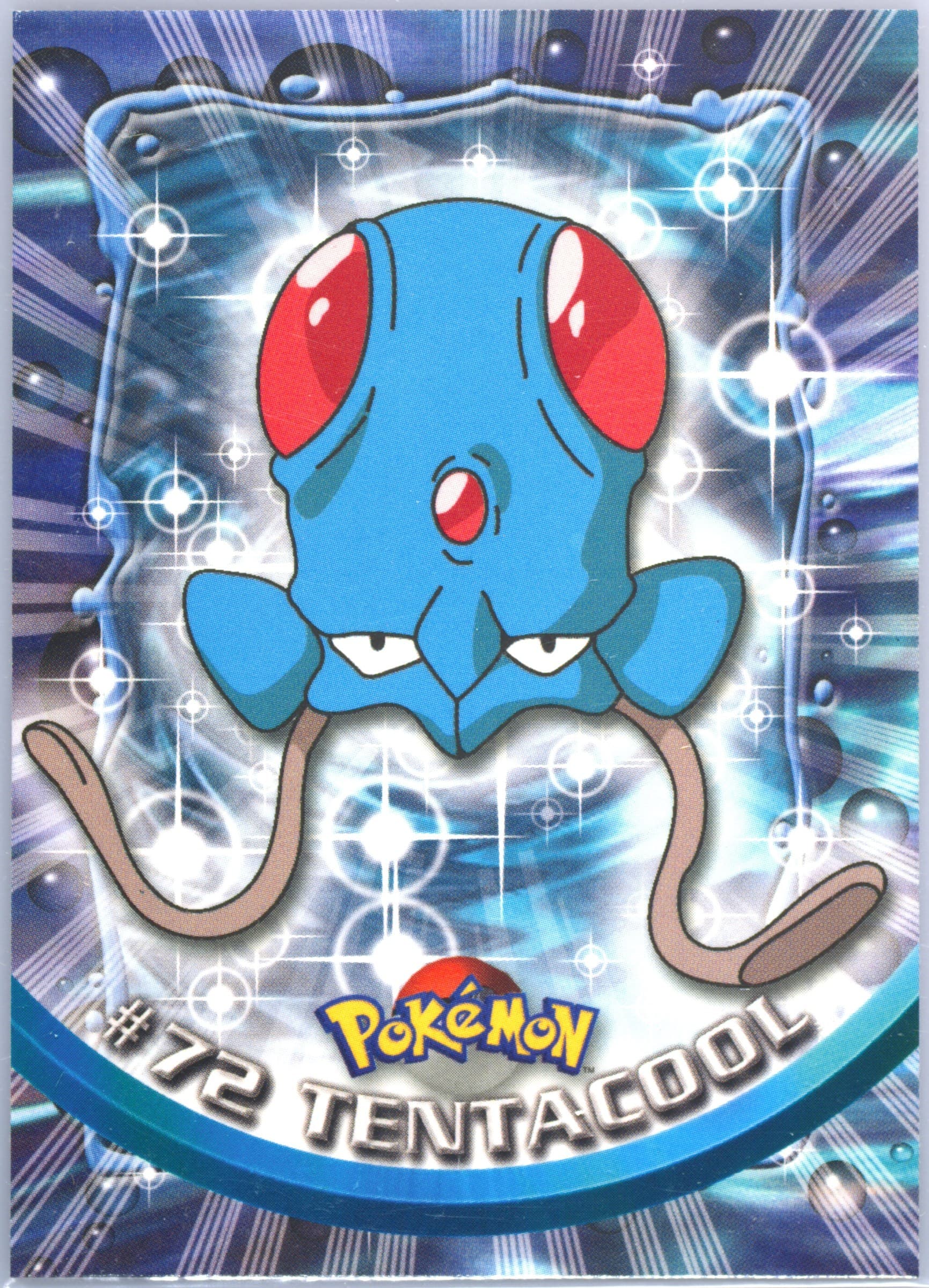 Tentacool (72) 1999 Topps Pokemon TV