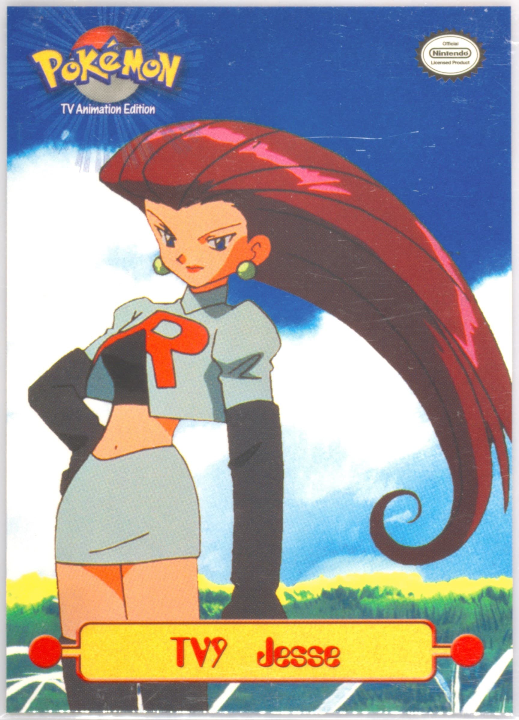 Jesse (TV9) 1999 Topps Pokemon Series 1 Character Cards