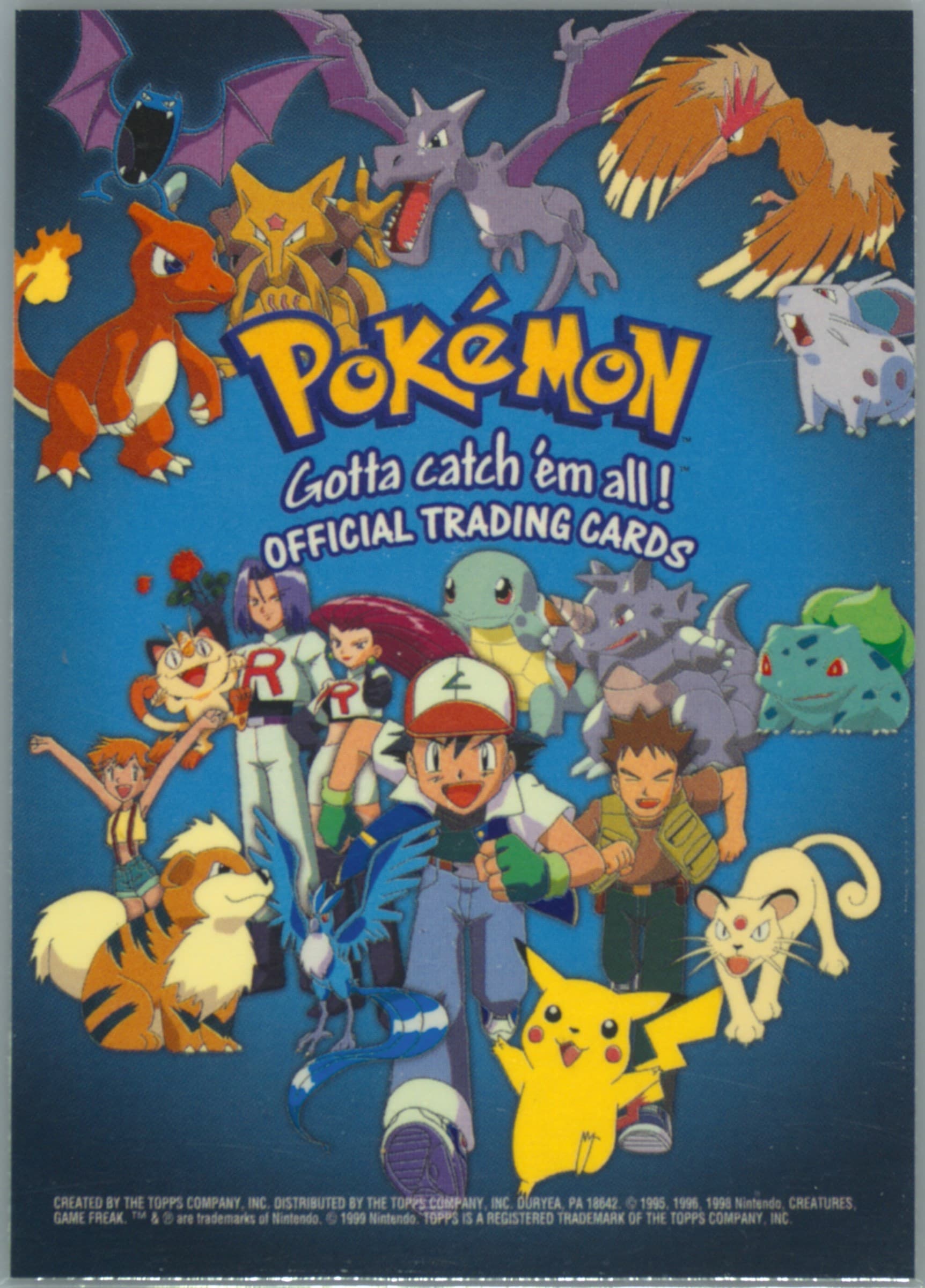 Checklist 1999 Topps Pokemon TV