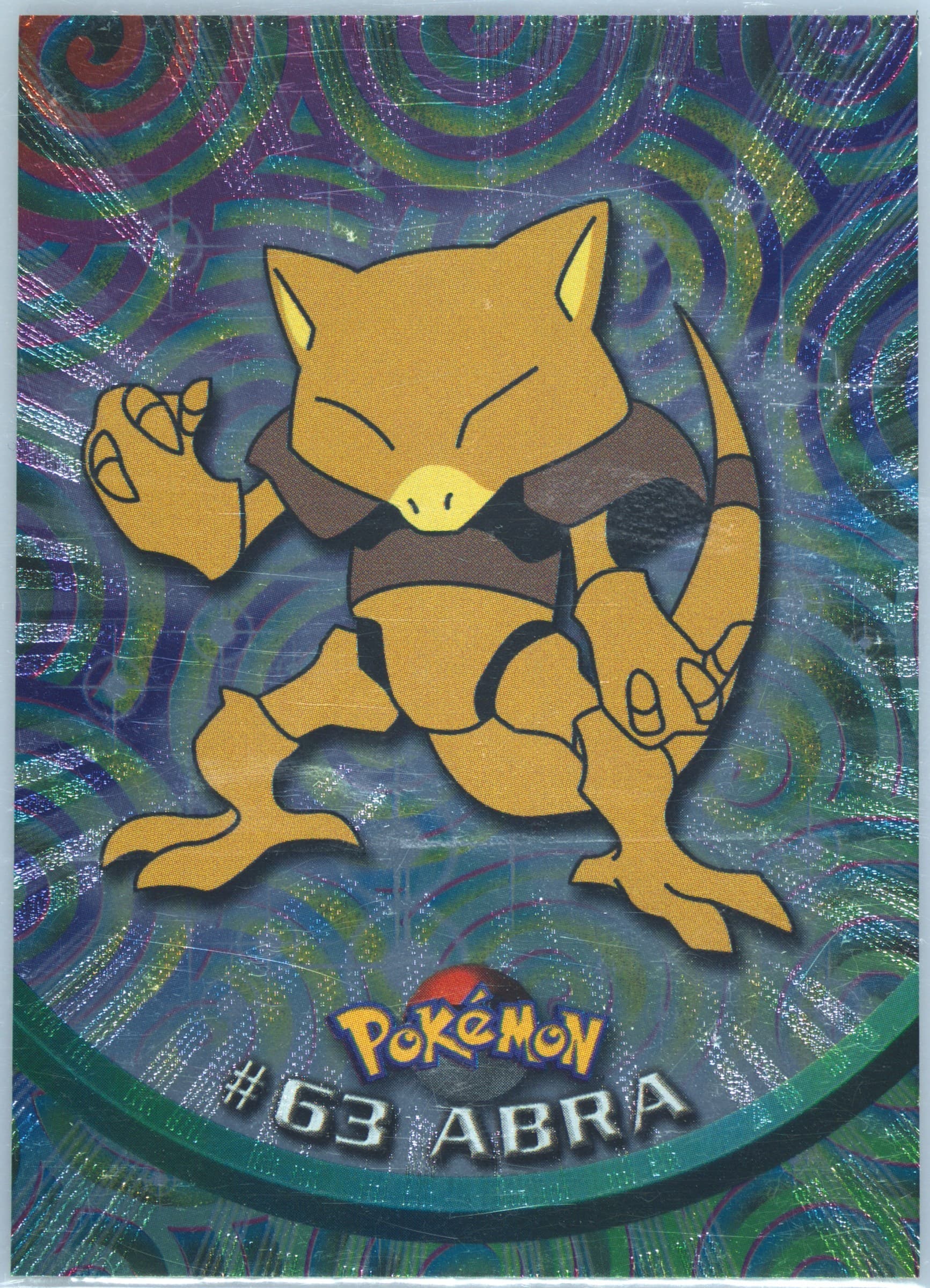 Abra Foil (63) 1999 Topps Pokemon TV