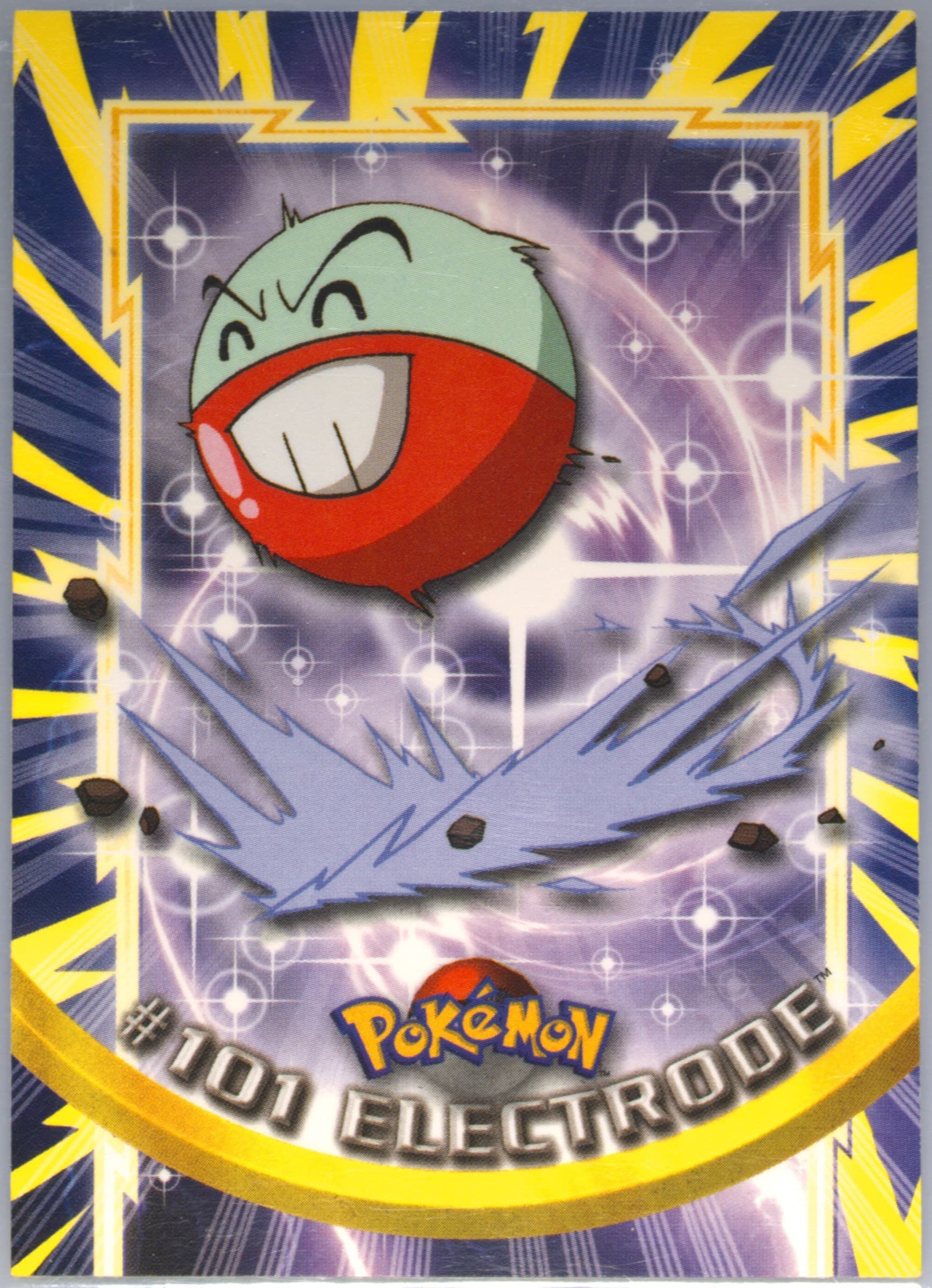 Electrode (101) 2000 Topps Pokemon TV Animation Series 2
