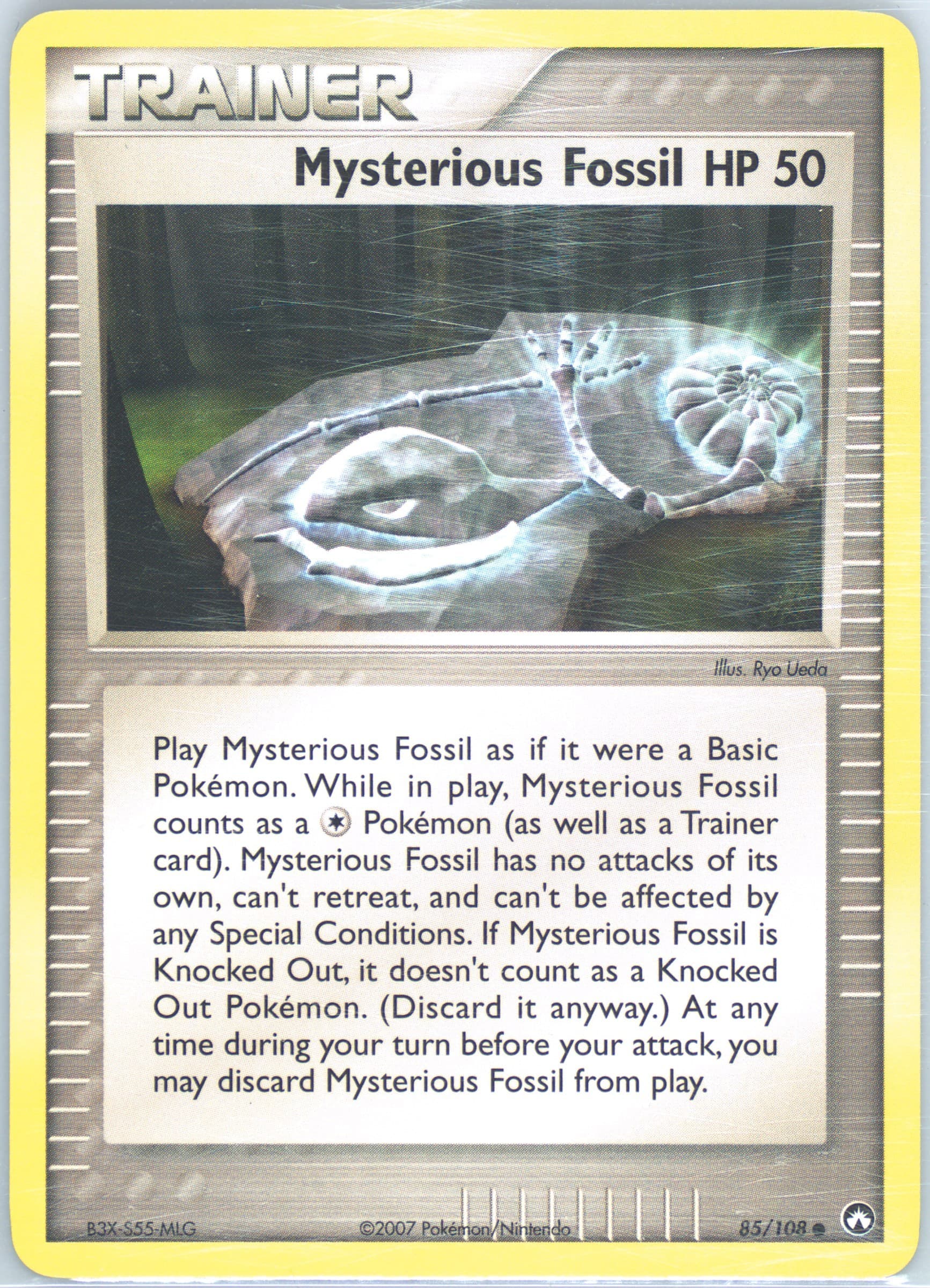Mysterious Fossil HP 50 (85) 2007 Pokemon EX Power Keepers