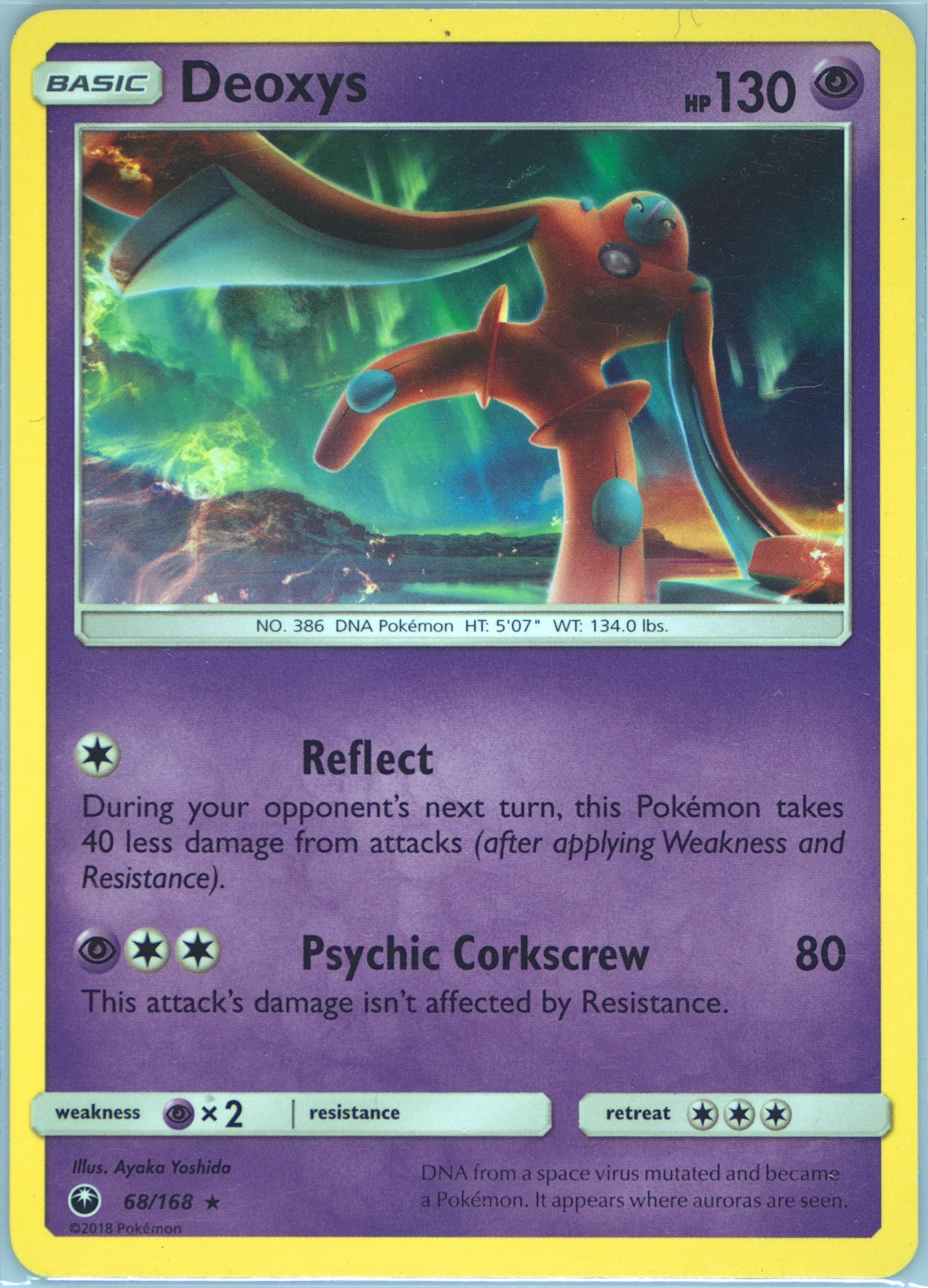 Deoxys (68) 2018 Pokemon Sun & Moon Celestial Storm