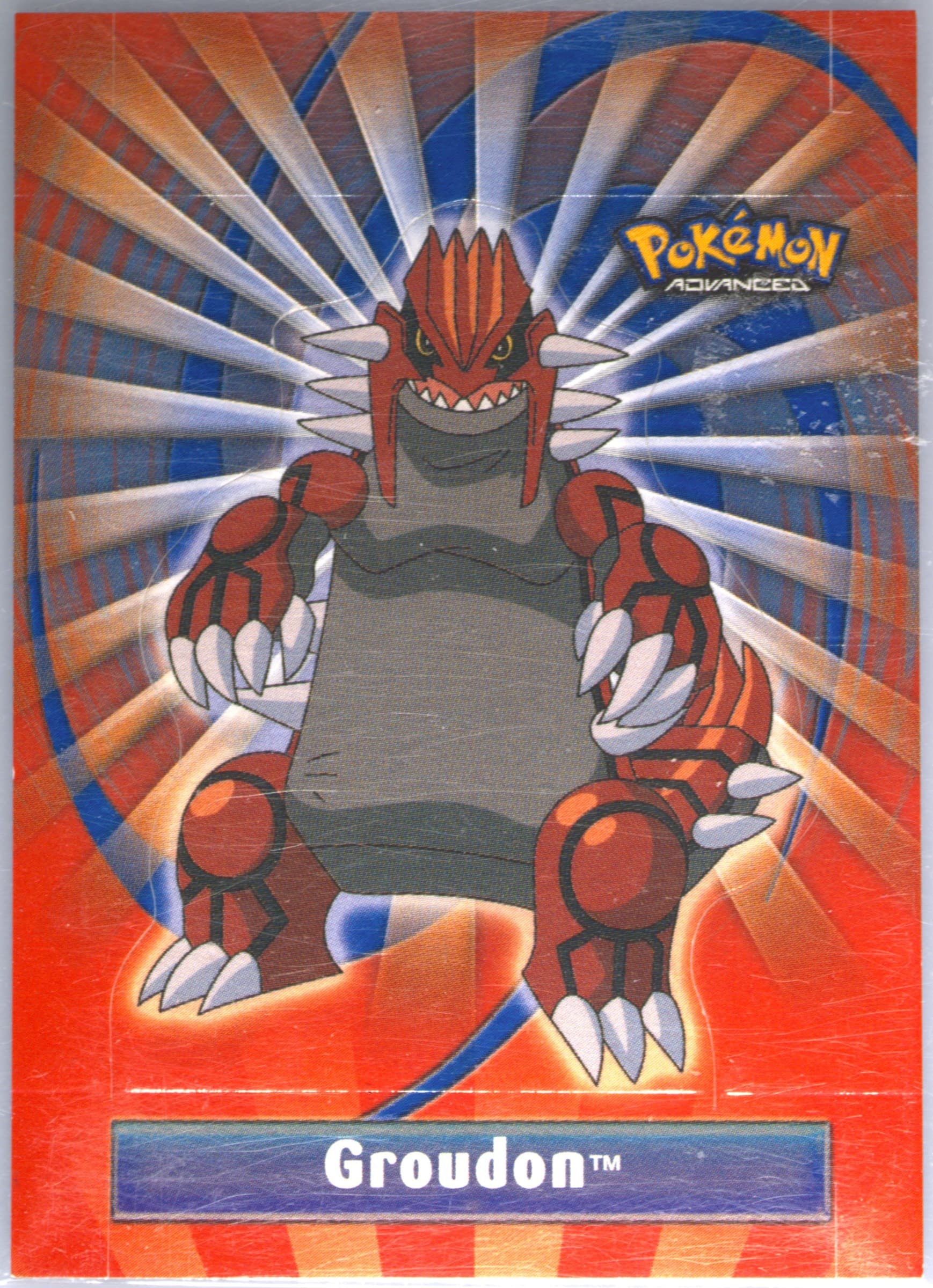 Groudon (6) 2003 Topps Pokemon Advanced Pop-Ups