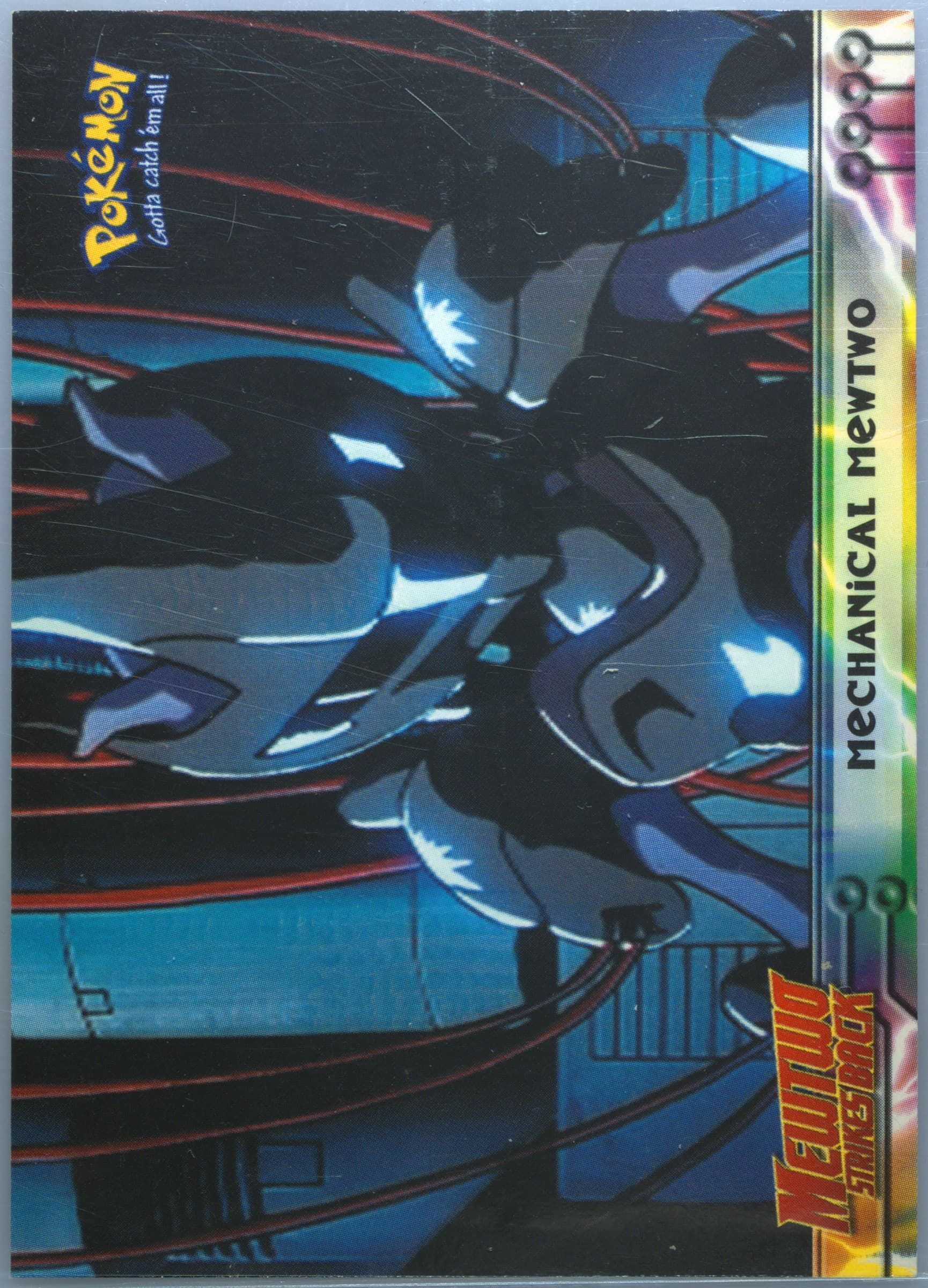 Movie Edition Mechanical Mewtwo (6) 1999 Topps Pokemon the Movie Edt
