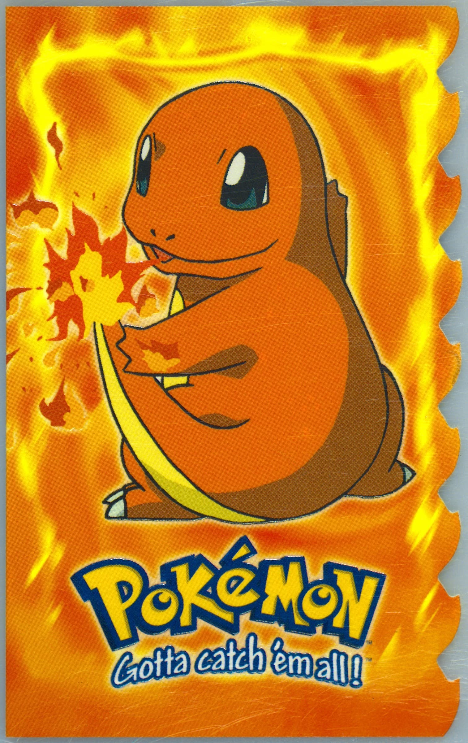 Charmander (4) 1999 Topps Pokemon the Movie Die-Cut
