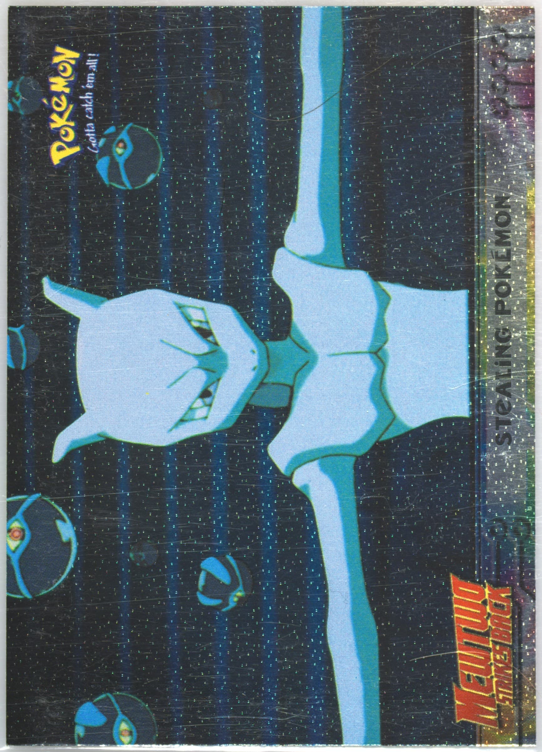 Movie Edition Stealing Pokemon-Foil (27) 1999 Topps Pokemon the Movie Edt