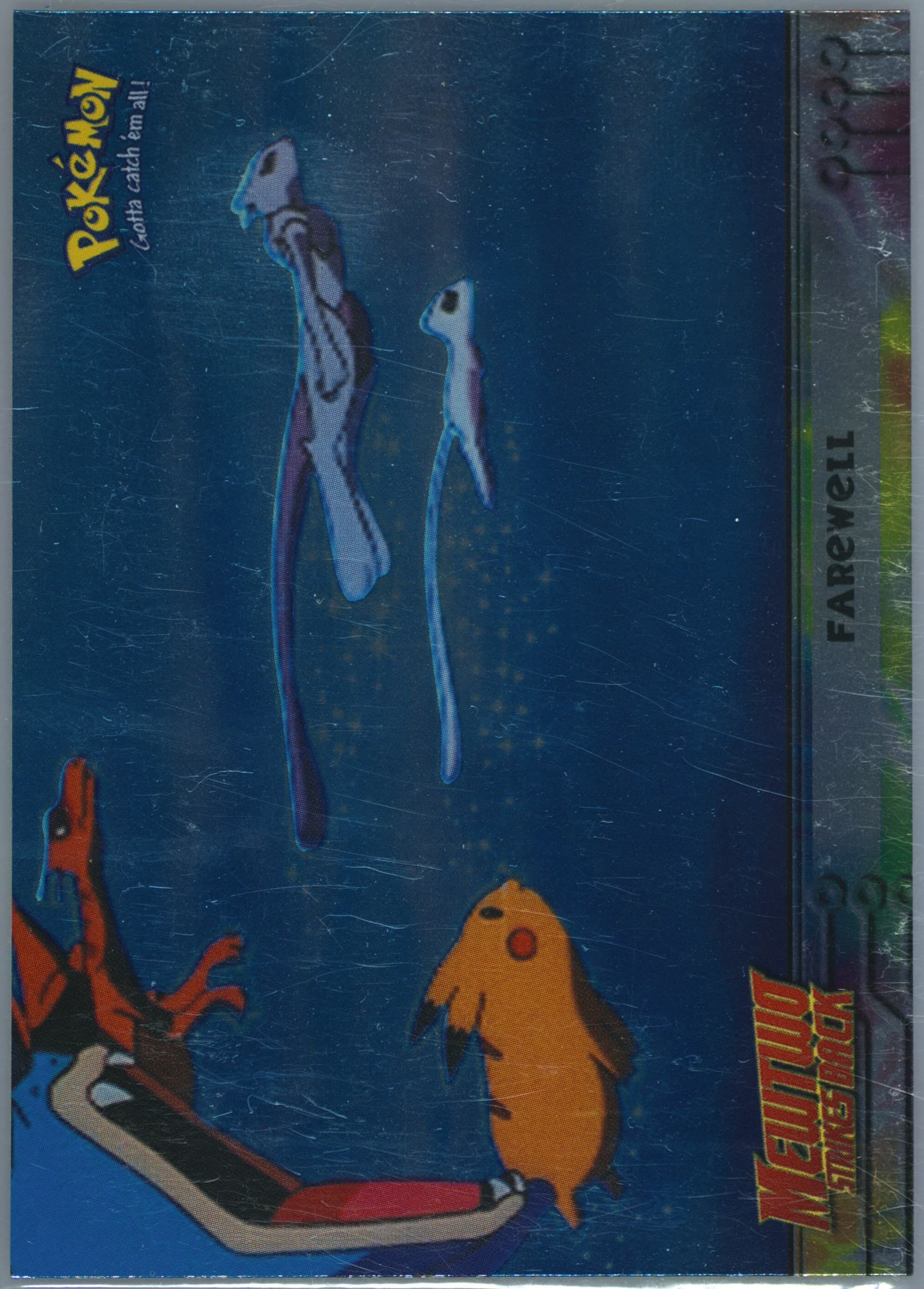 Movie Edition Farewell-Foil (39) 1999 Topps Pokemon the Movie Edt