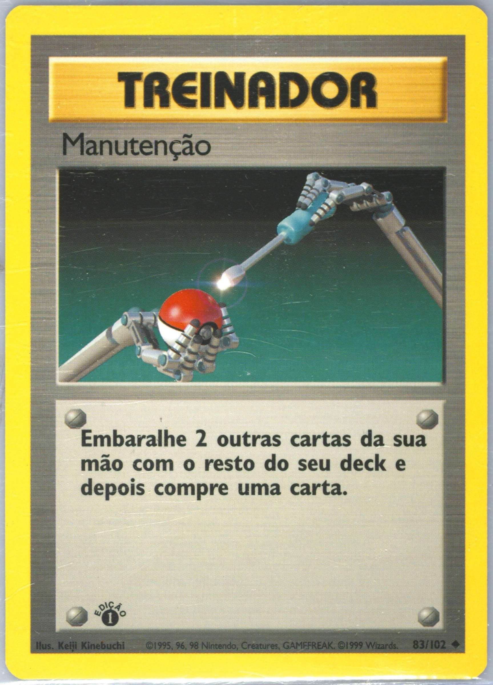 Manutencao 1st Edition (83) 1999 Pokemon Portuguese