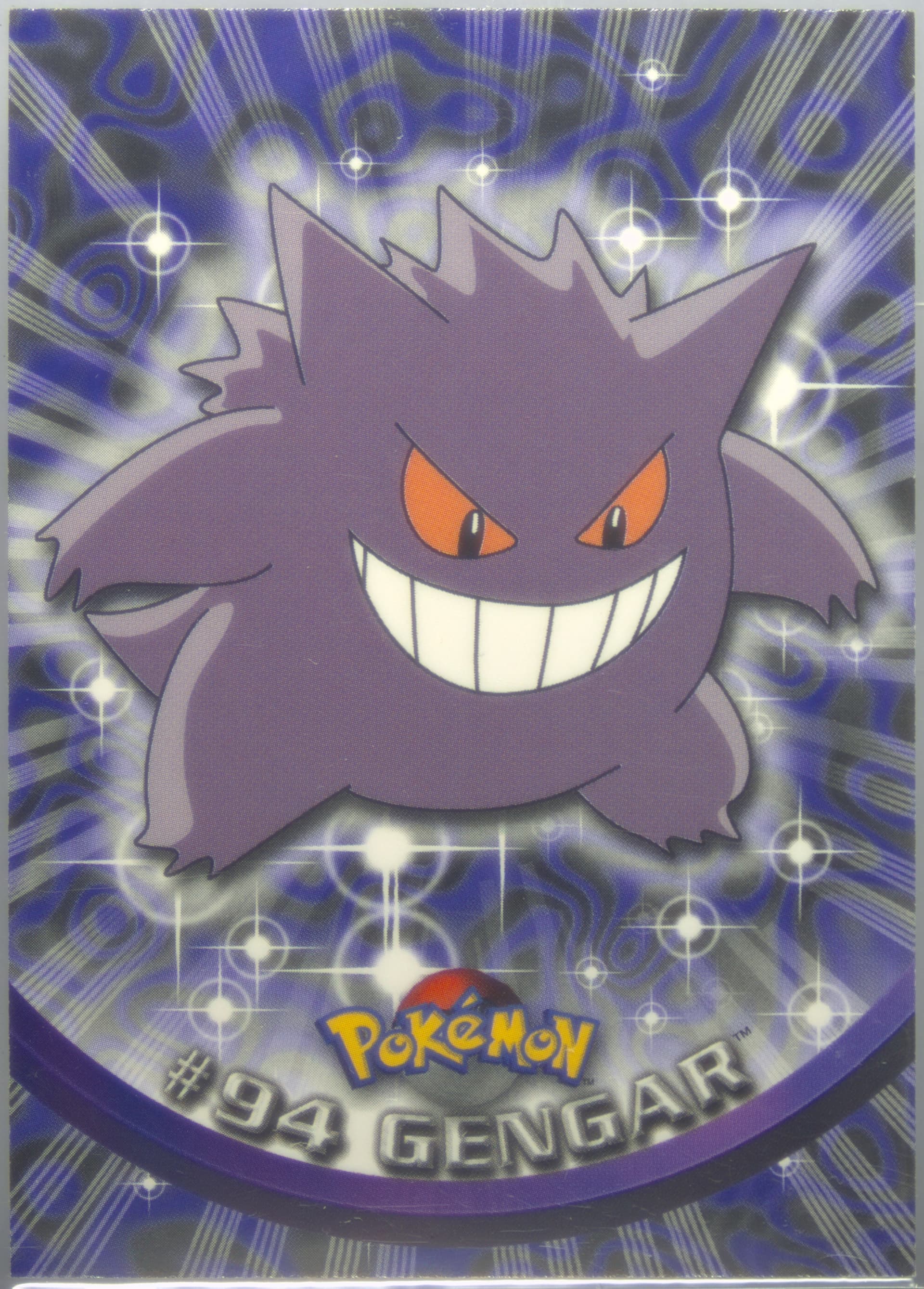 Gengar (94) 2000 Topps Pokemon TV Animation Series 2