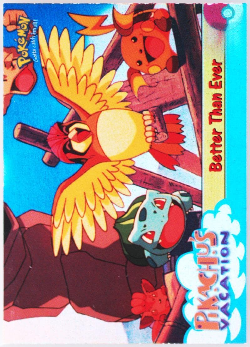 Movie Edition Better Than Ever-Rainbow Foil (56) 1999 Topps Pokemon the Movie Edt