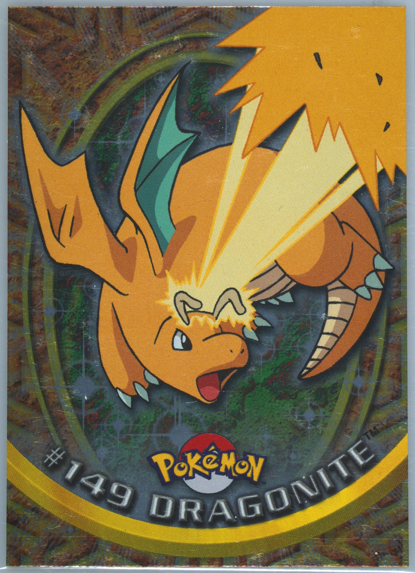 Dragonite Foil (149) 2000 Topps Pokemon TV Animation Series 3