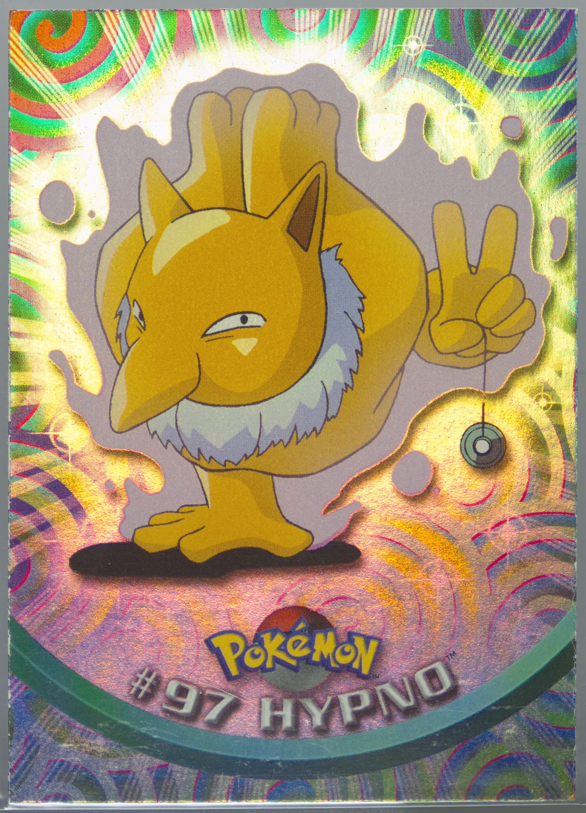 Hypno Rainbow Foil (97) 2000 Topps Pokemon TV Animation Series 2