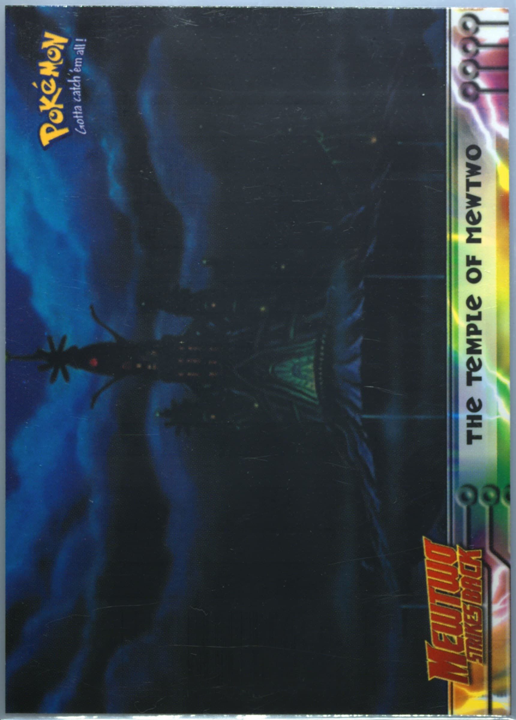 Movie Edition The Temple of Mewtwo (18) 1999 Topps Pokemon the Movie Edt