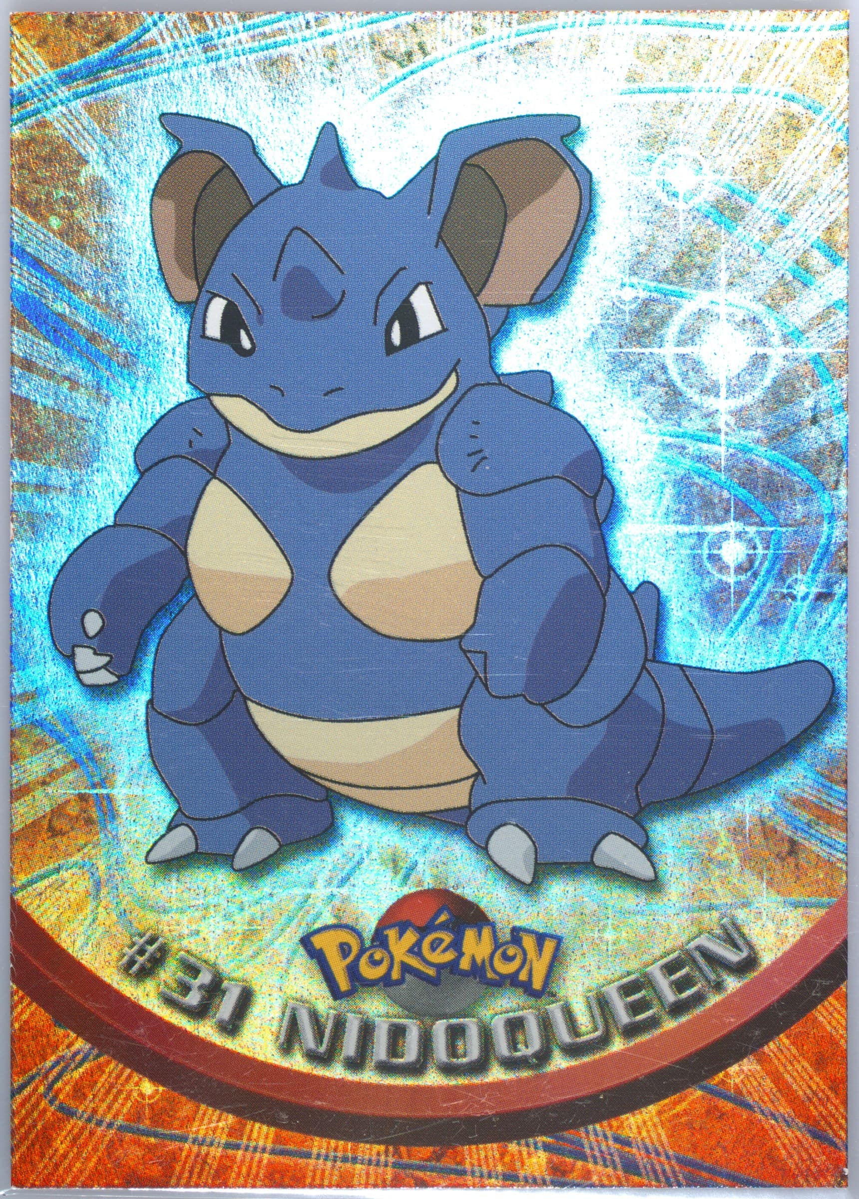 Nidoqueen Rainbow Foil (31) 1999 Topps Pokemon TV