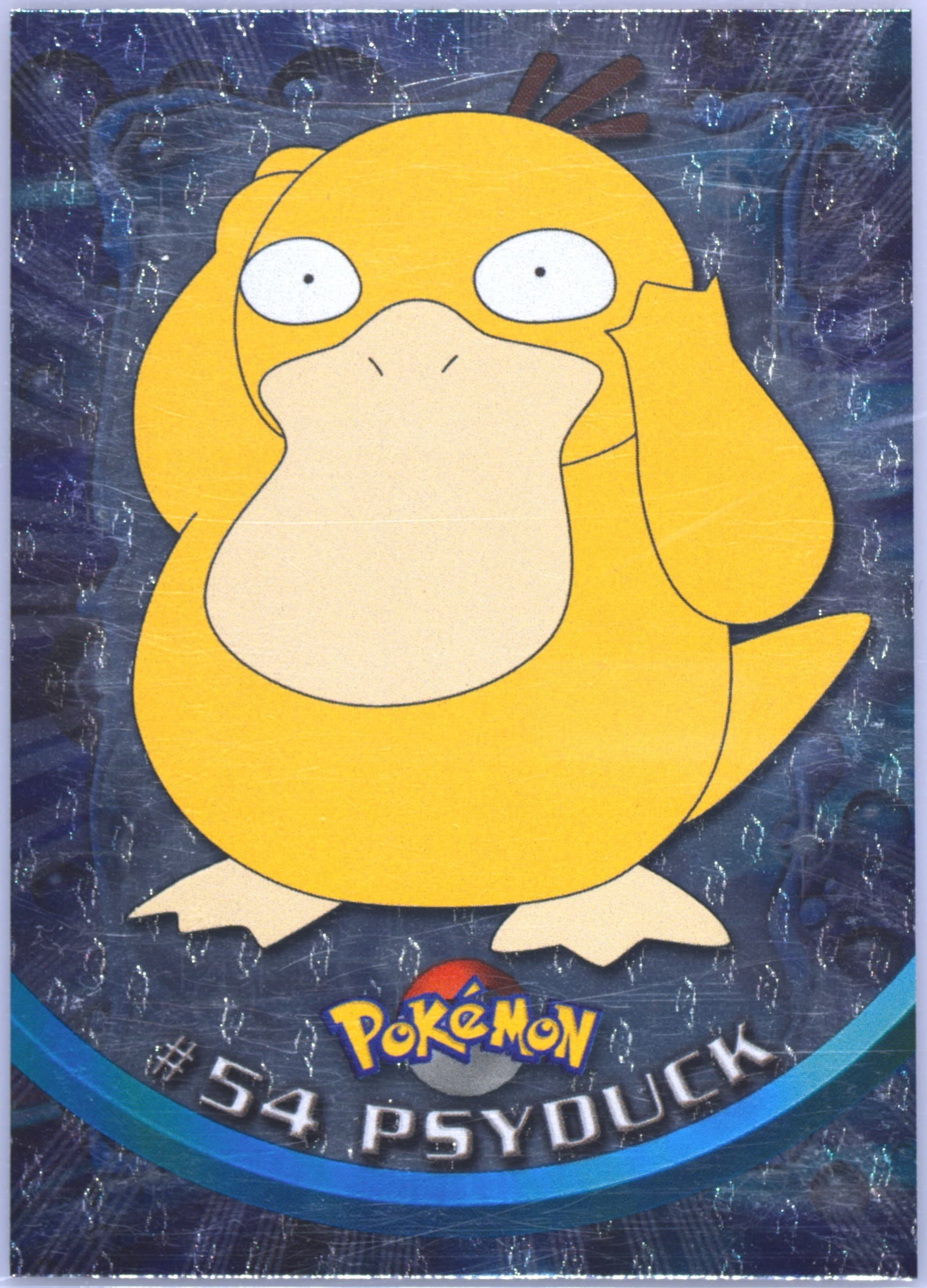 Psyduck Foil (54) 1999 Topps Pokemon TV