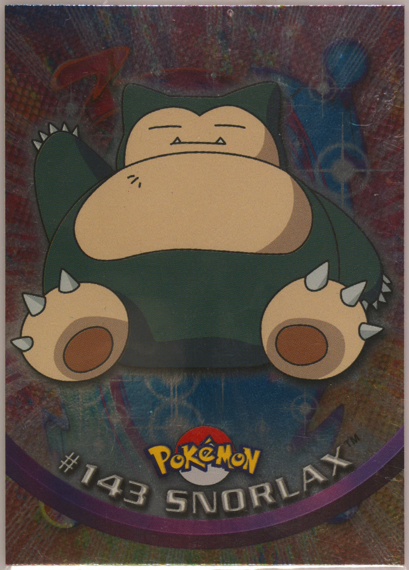 Snorlax Foil (143) 2000 Topps Pokemon TV Animation Series 3