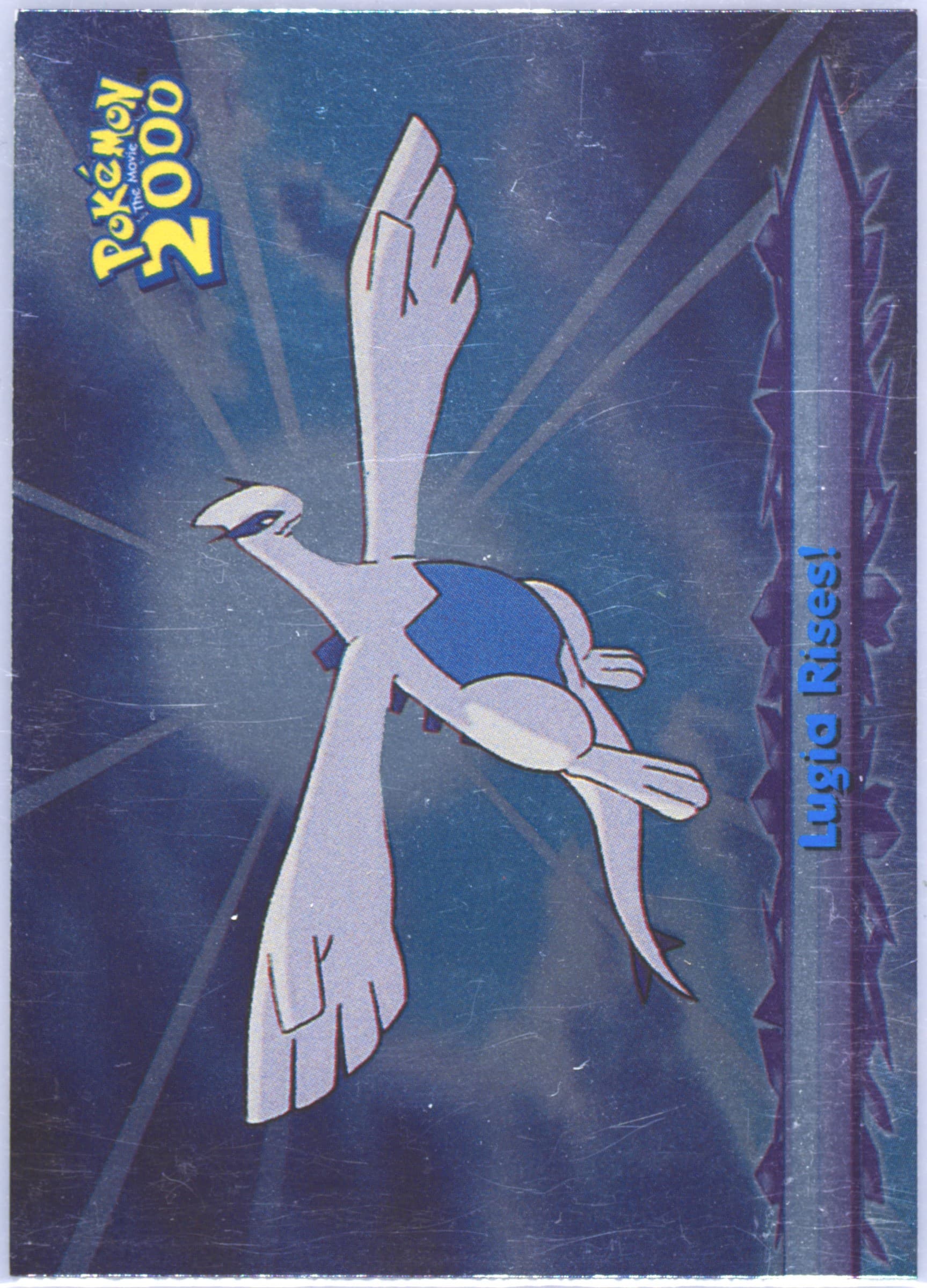 Lugia Rises! Foil (64) 2000 Topps Pokemon the Movie 2000