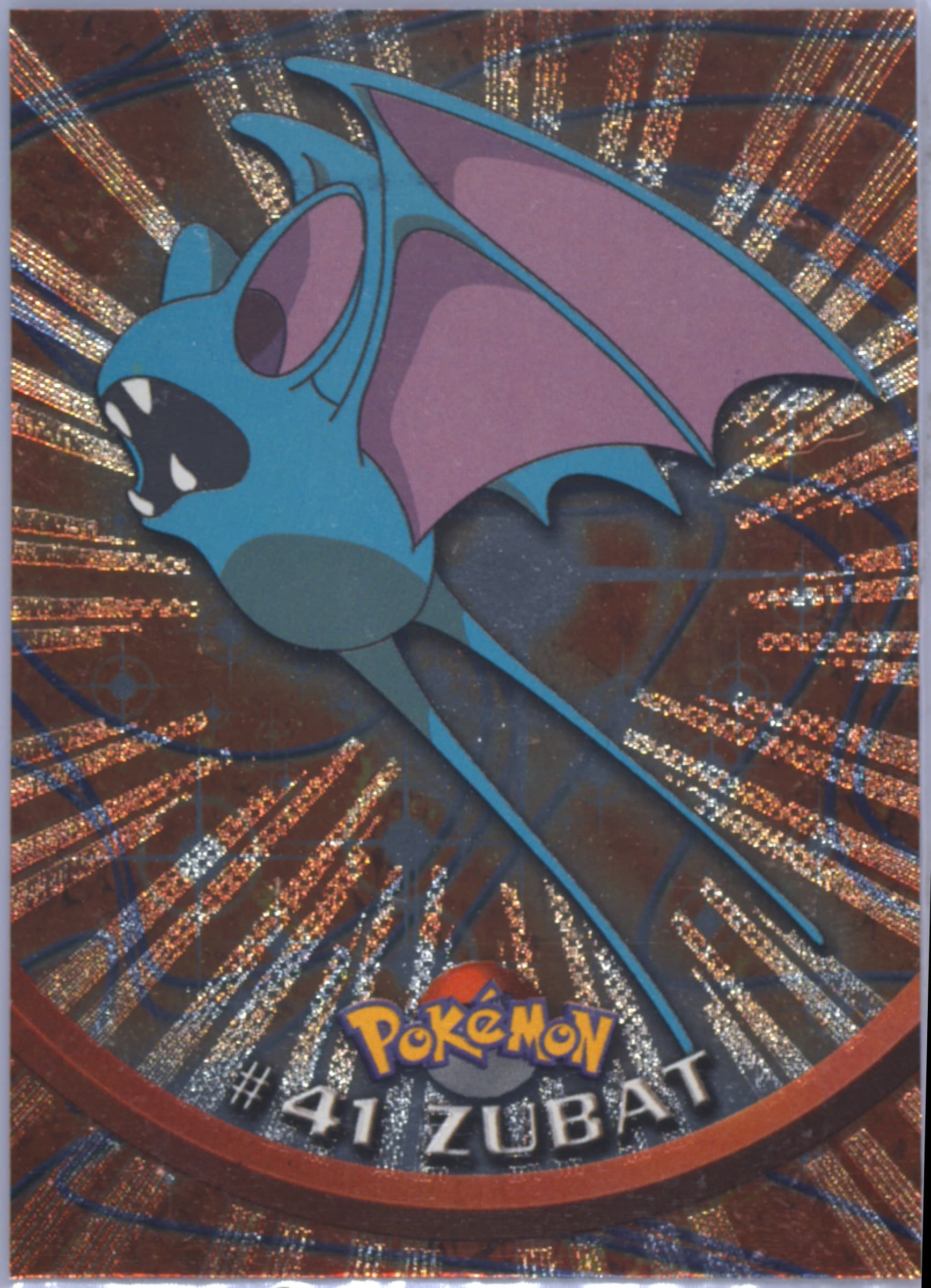 Zubat Foil (41) 1999 Topps Pokemon TV