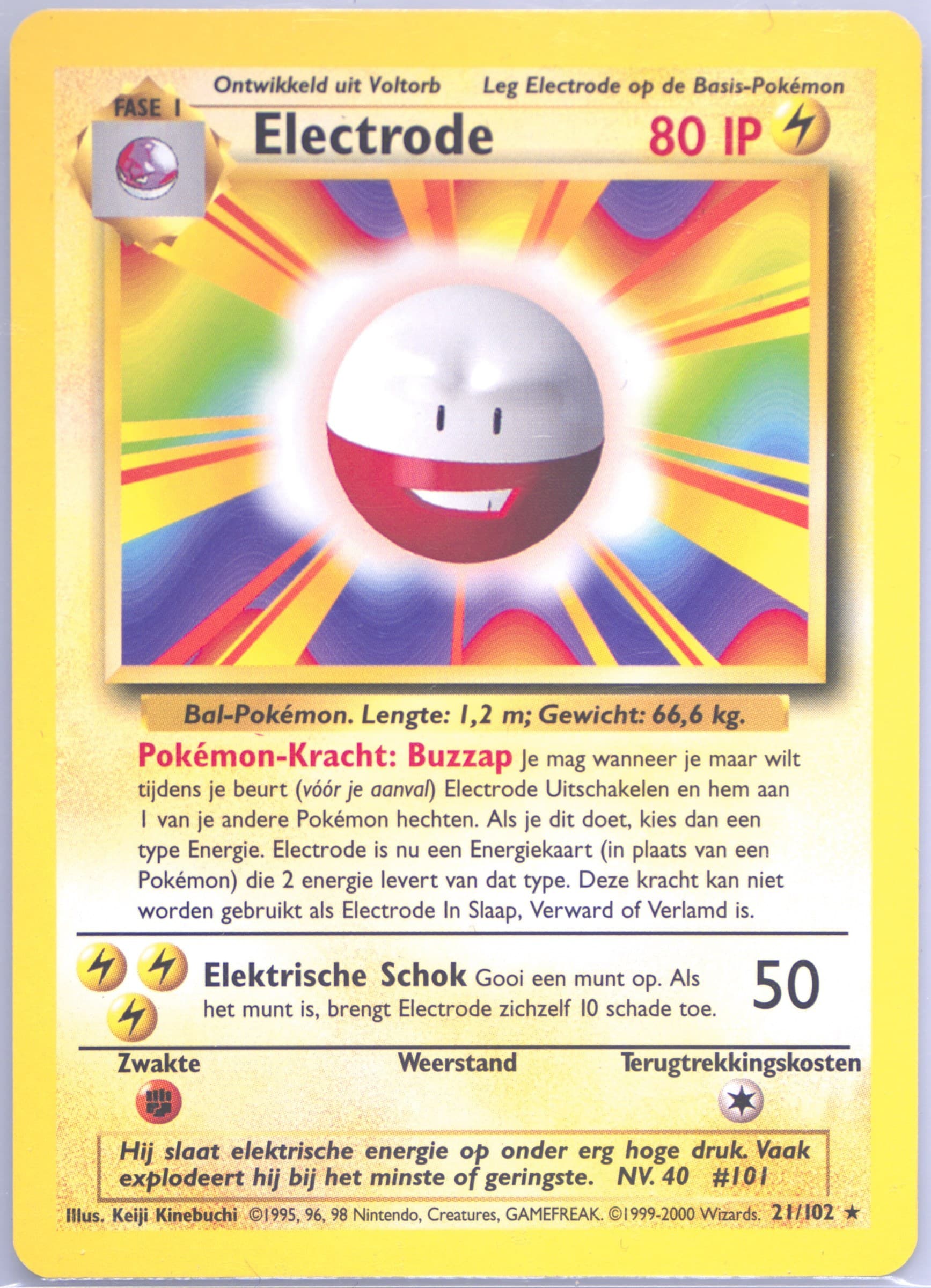 Electrode (21) 1999 Pokemon Dutch
