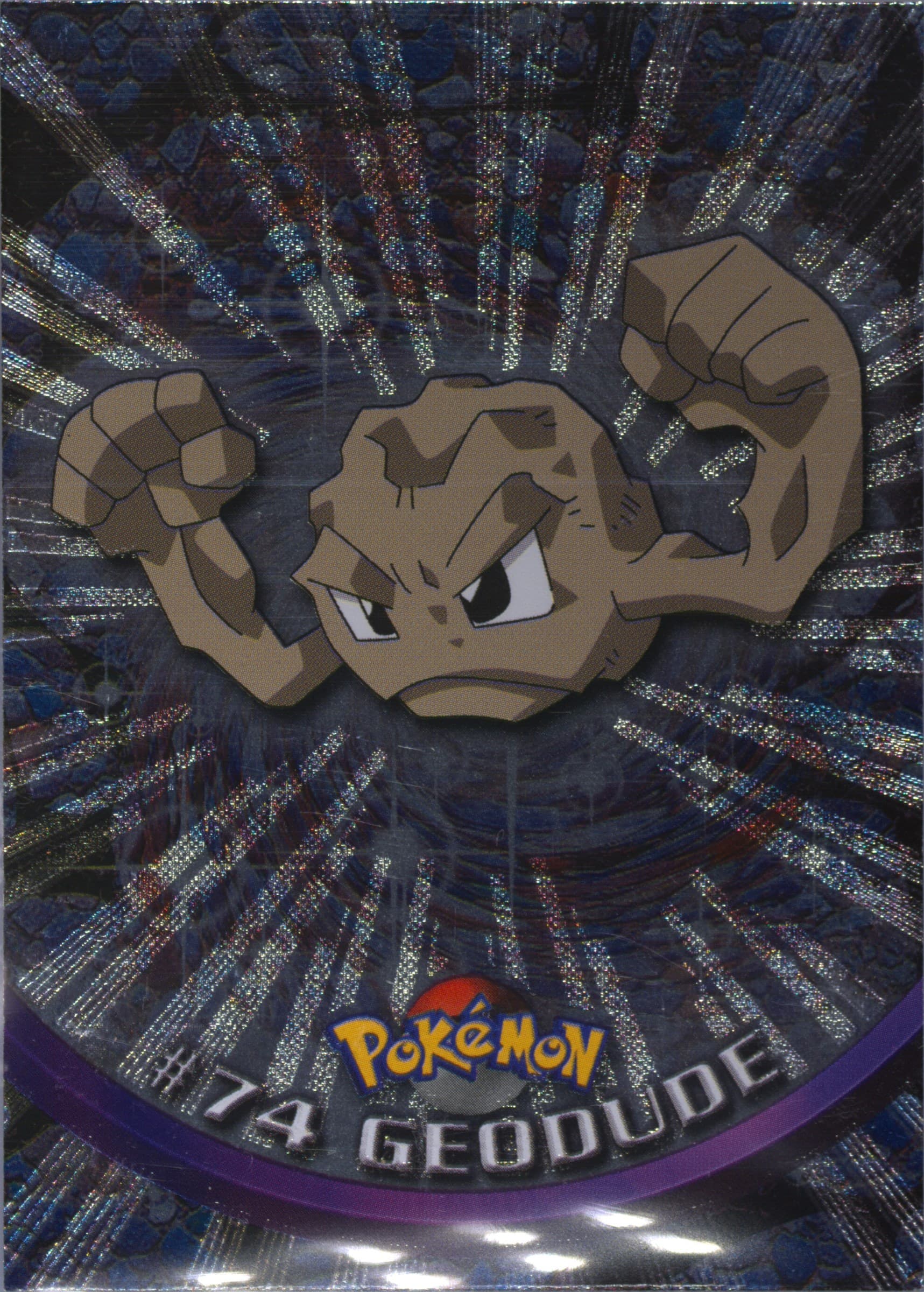 Geodude Foil (74) 1999 Topps Pokemon TV