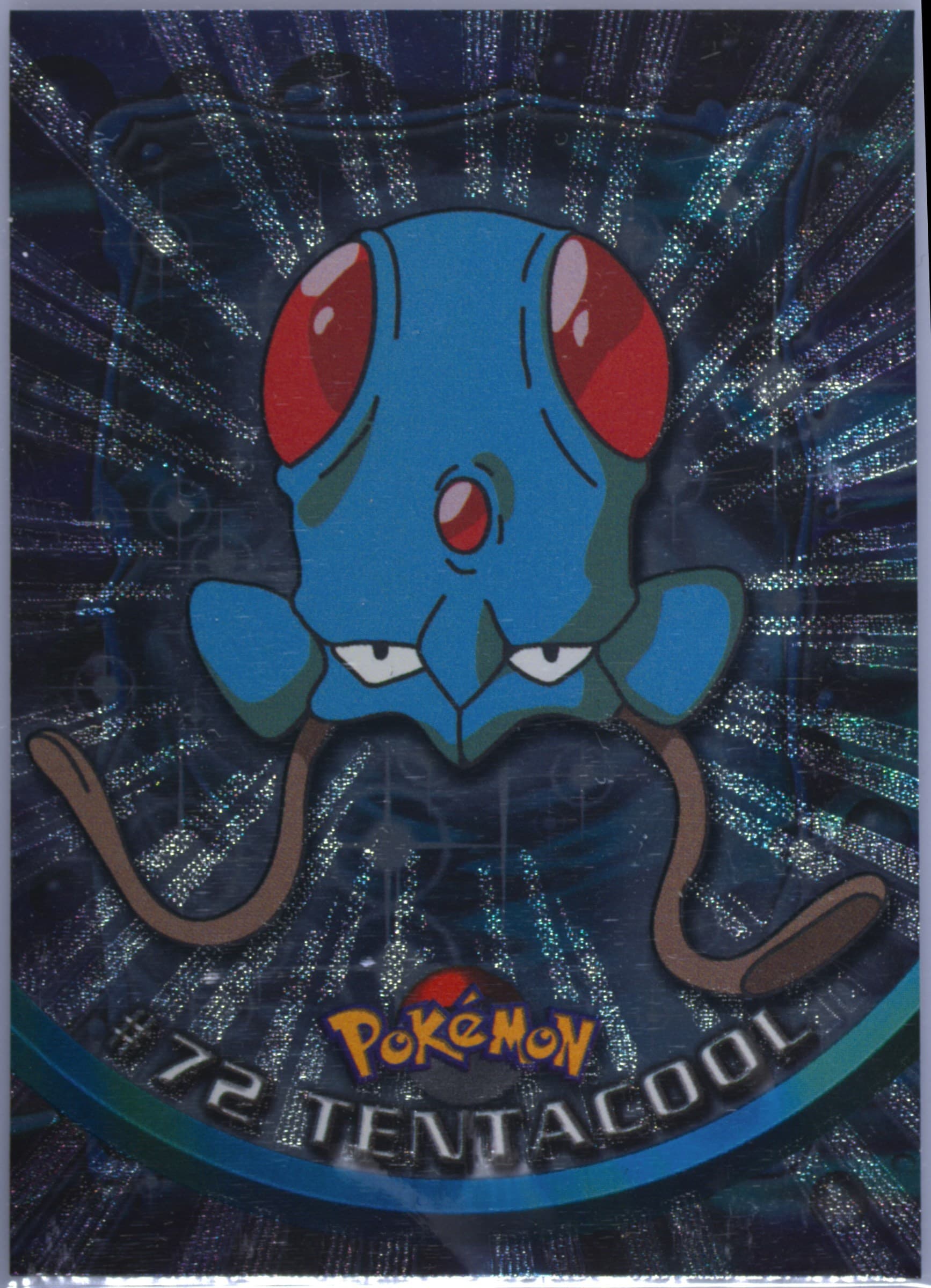Tentacool Foil (72) 1999 Topps Pokemon TV