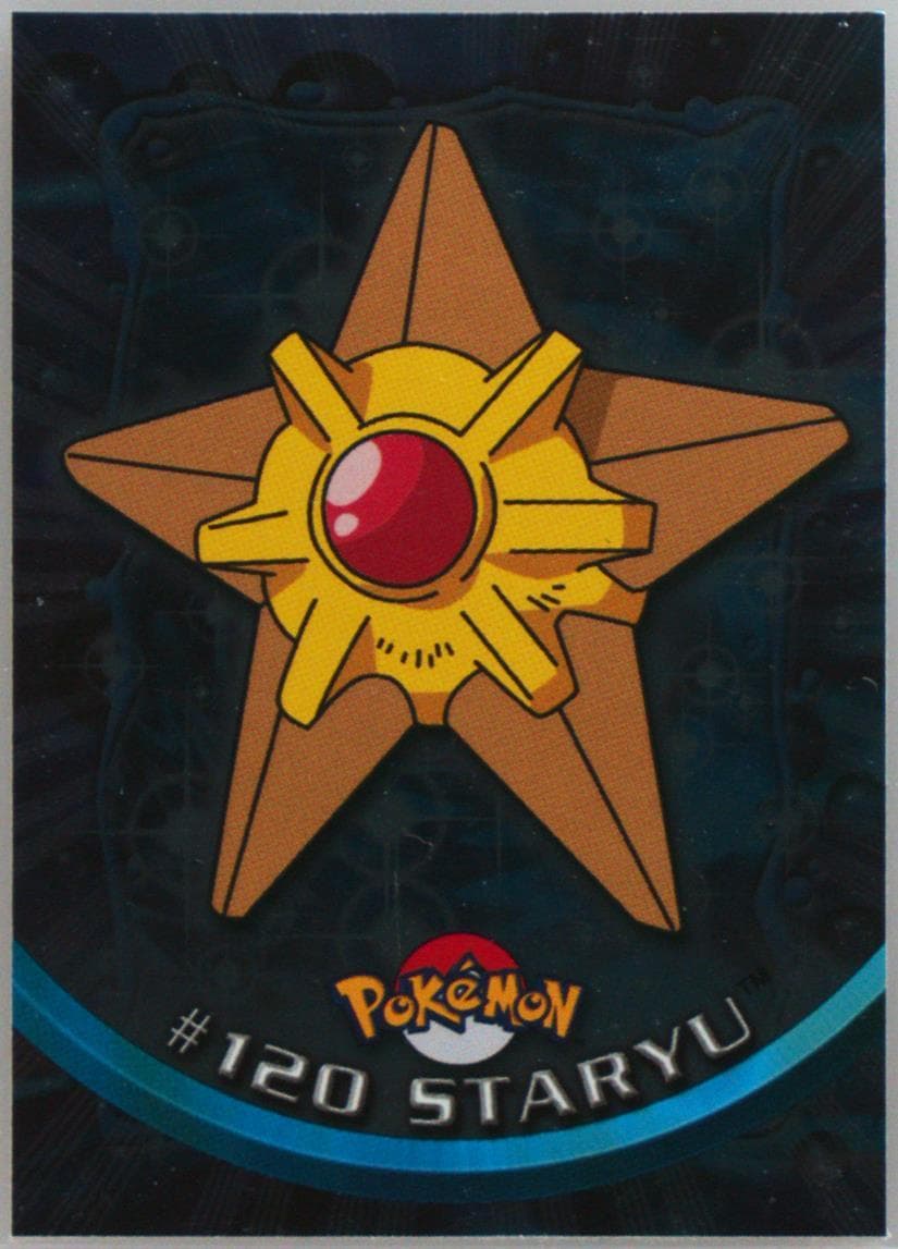 Staryu Foil (120) 2000 Topps Pokemon TV Animation Series 3