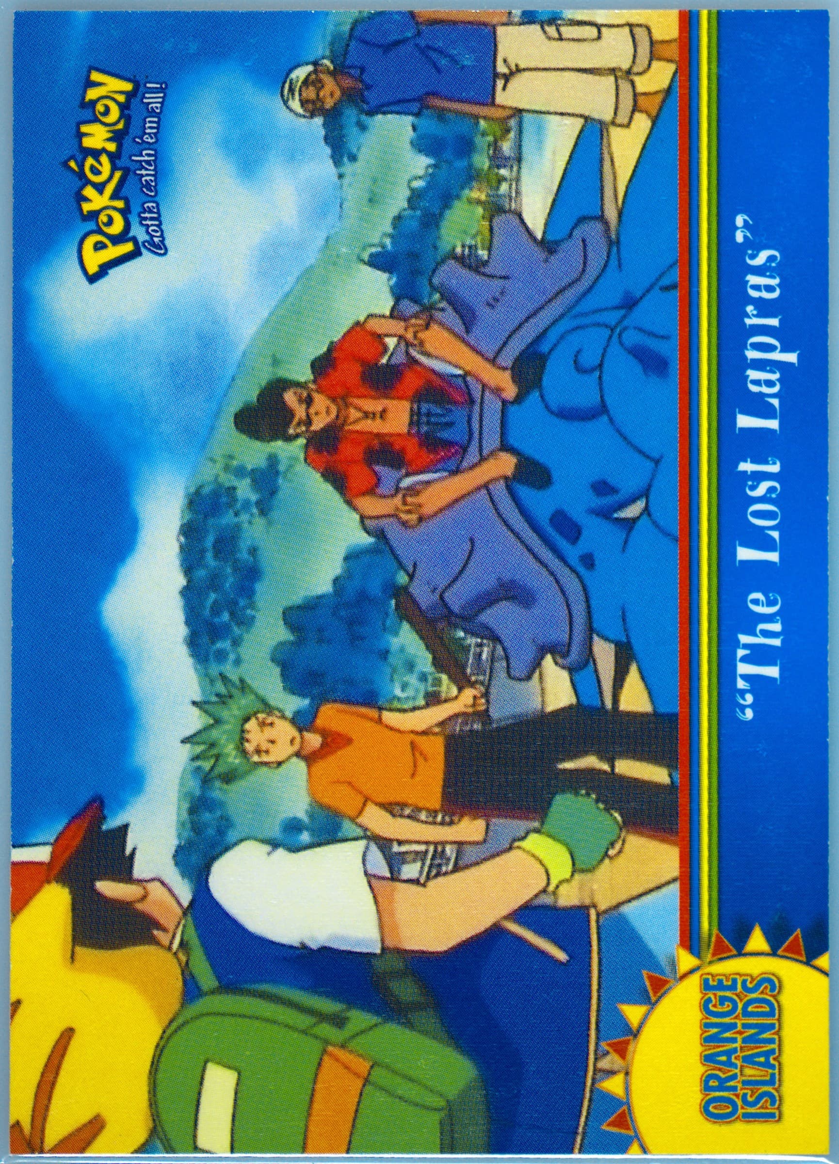 The Lost Lapras (OR1) 2000 Topps Pokemon TV Animation Series 3 Orange Islands