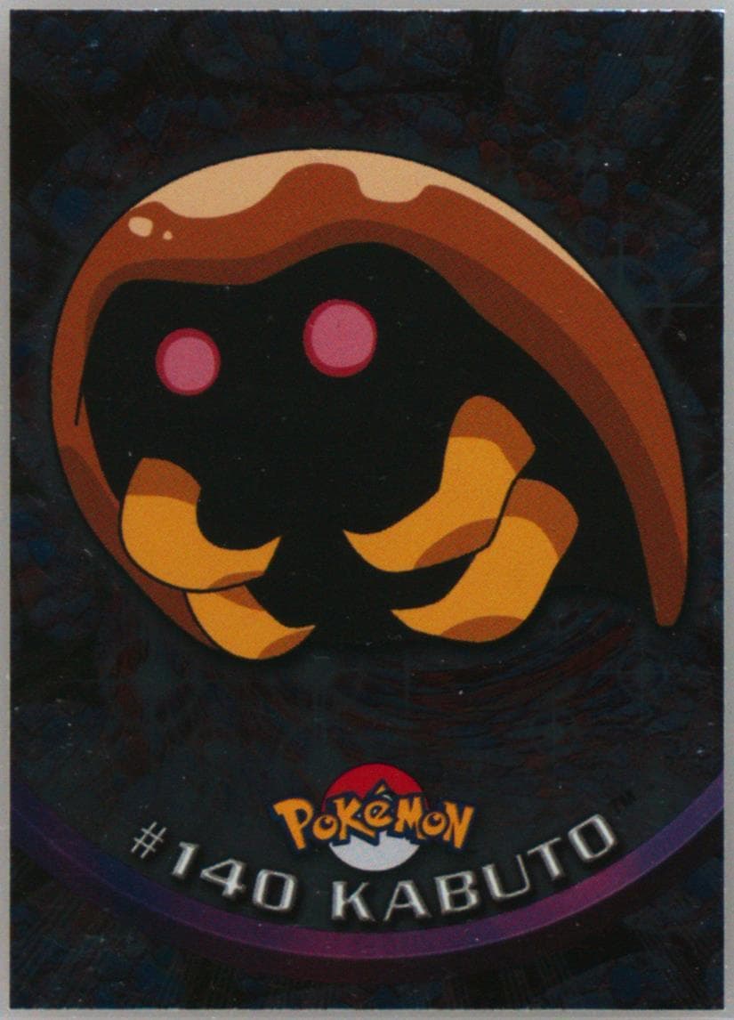 Kabuto Foil (140) 2000 Topps Pokemon TV Animation Series 3