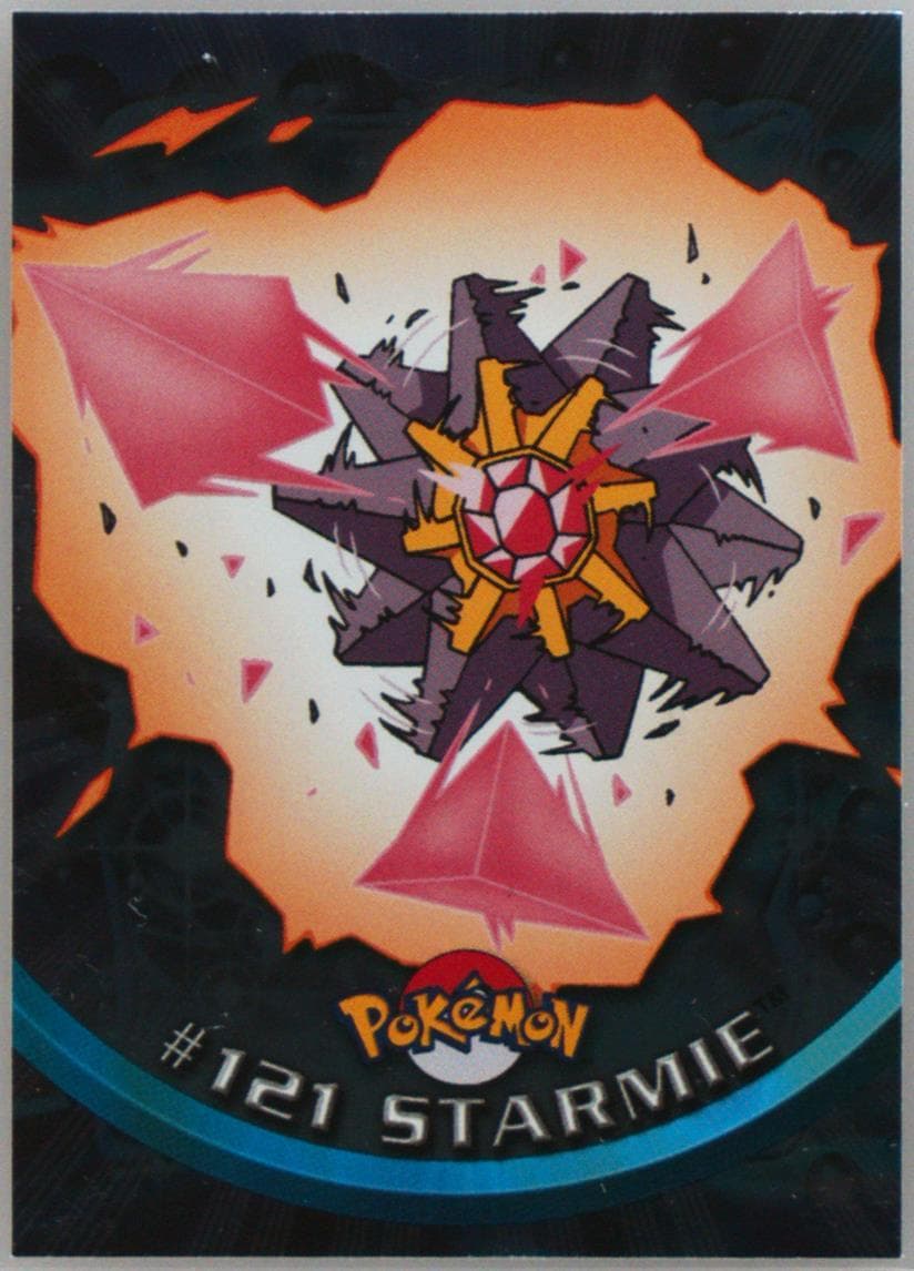 Starmie Foil (121) 2000 Topps Pokemon TV Animation Series 3