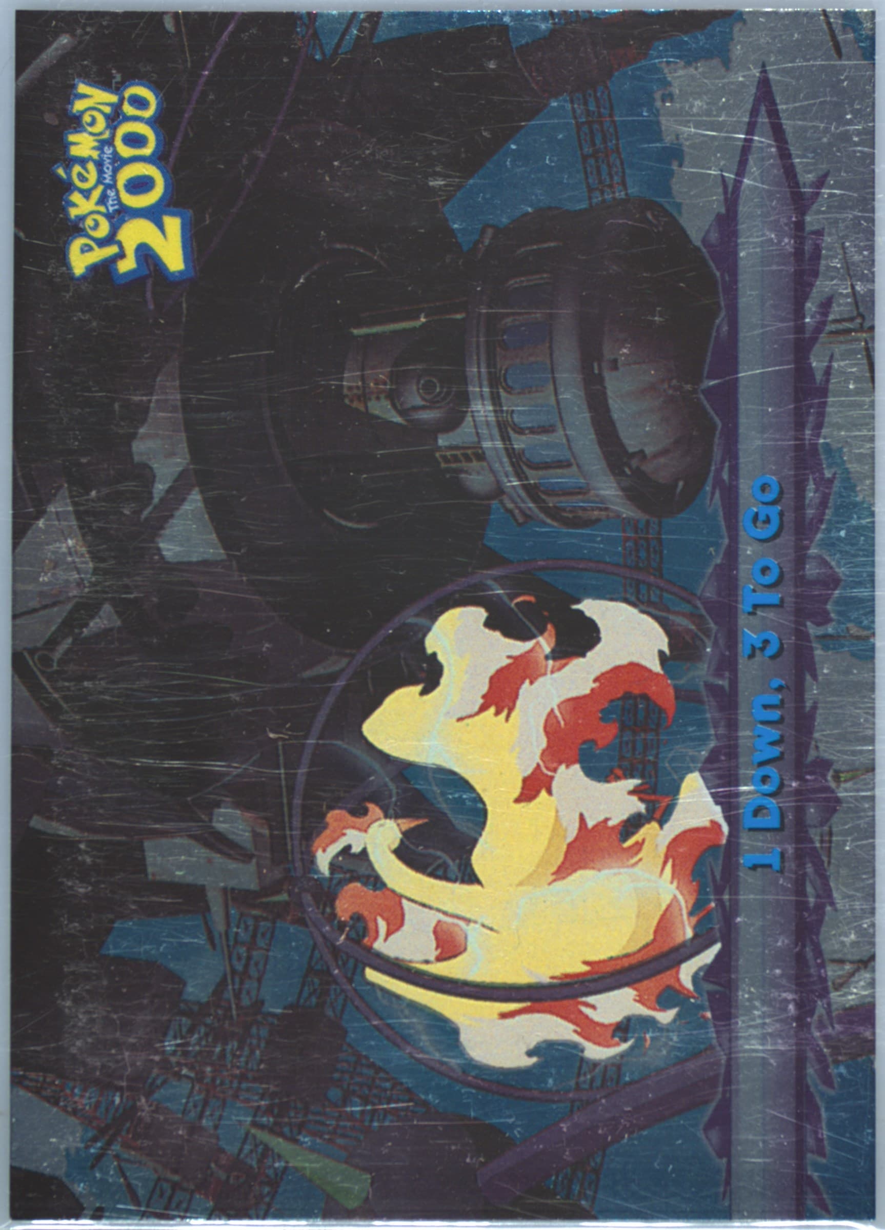 1 Down, 3 to Go Foil (16) 2000 Topps Pokemon the Movie 2000