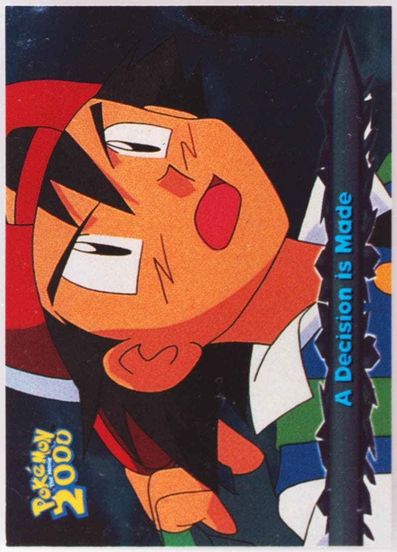 A Decision Is Made Foil (47) 2000 Topps Pokemon the Movie 2000