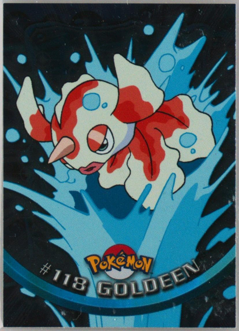 Goldeen Foil (118) 2000 Topps Pokemon TV Animation Series 3