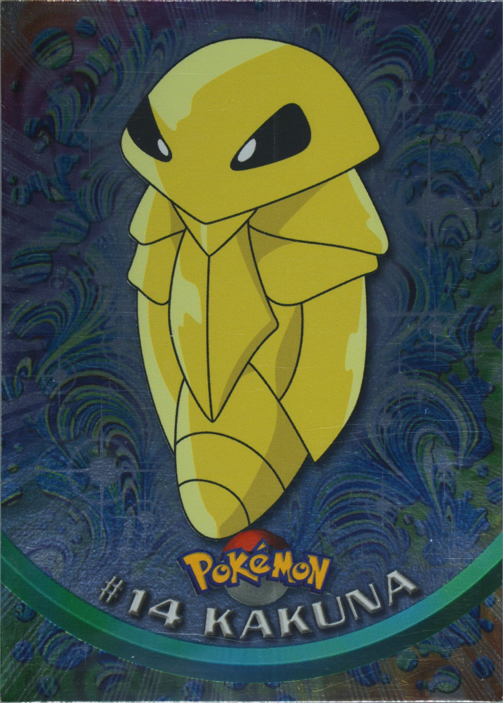 Kakuna Foil (14) 1999 Topps Pokemon TV