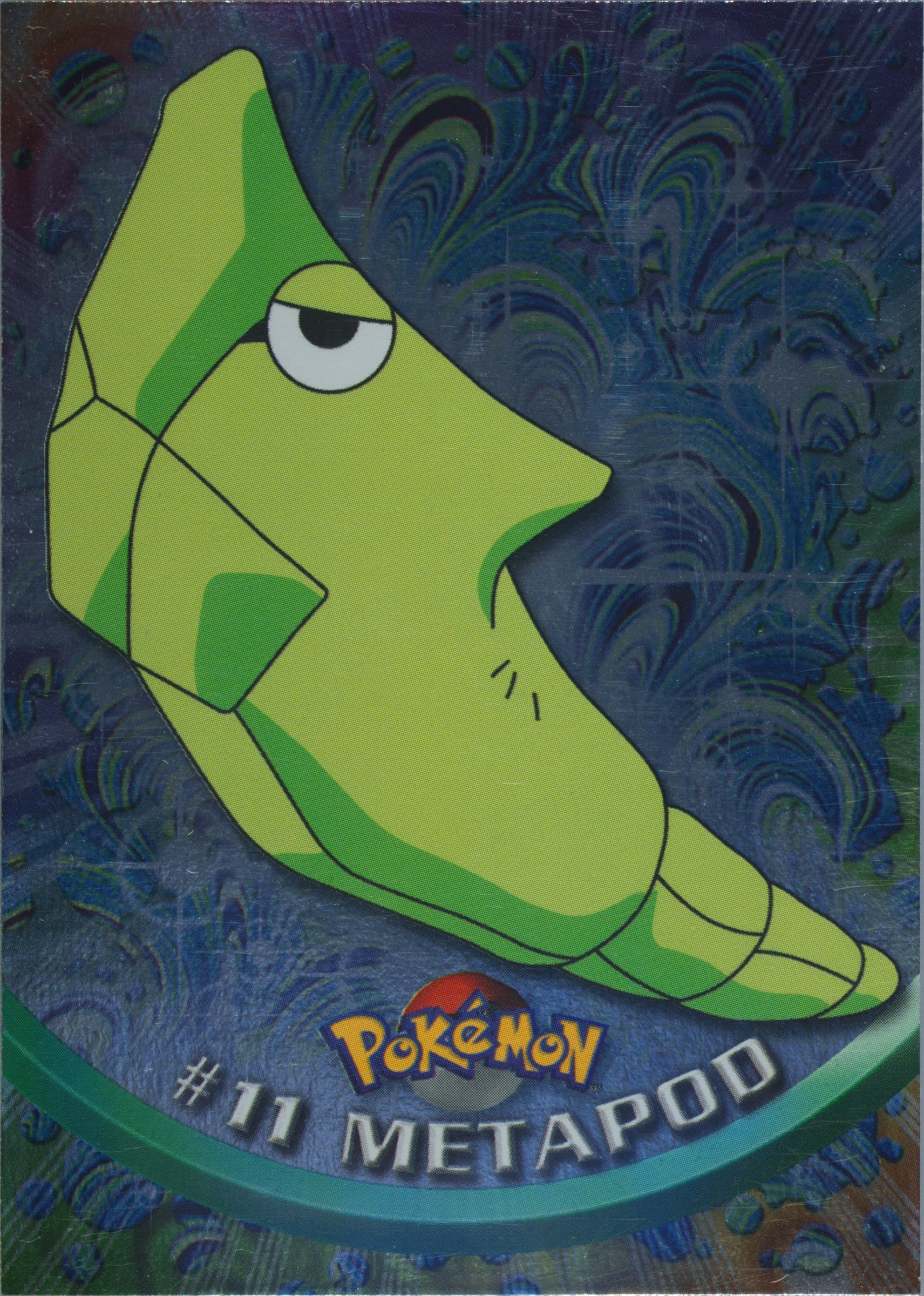 Metapod Foil (11) 1999 Topps Pokemon TV