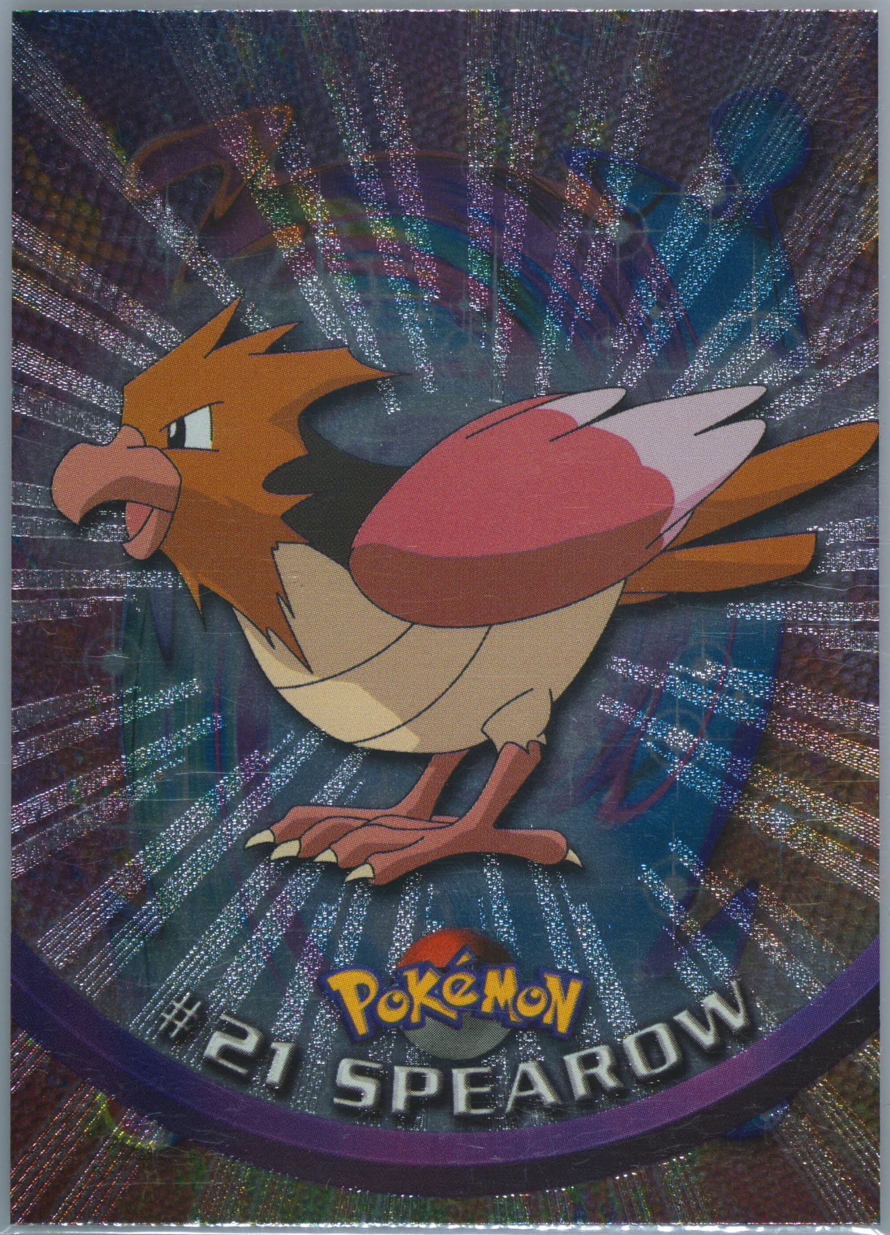 Spearow Foil (21) 1999 Topps Pokemon TV