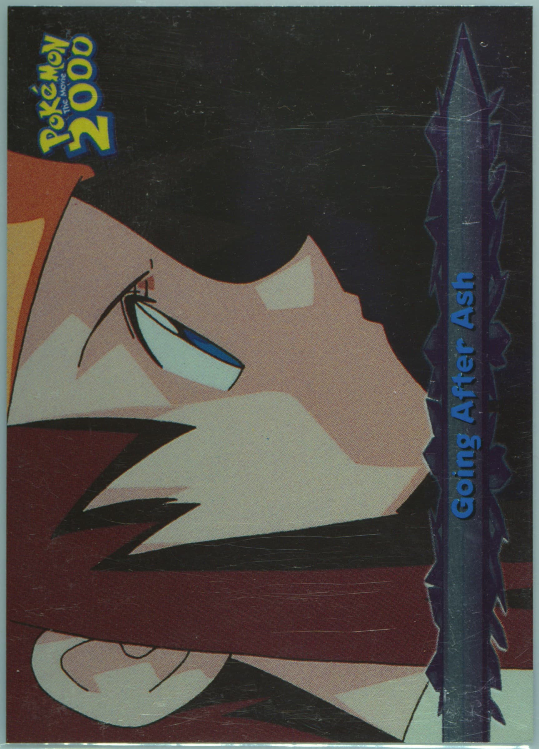 Going After Ash Foil (28) 2000 Topps Pokemon the Movie 2000