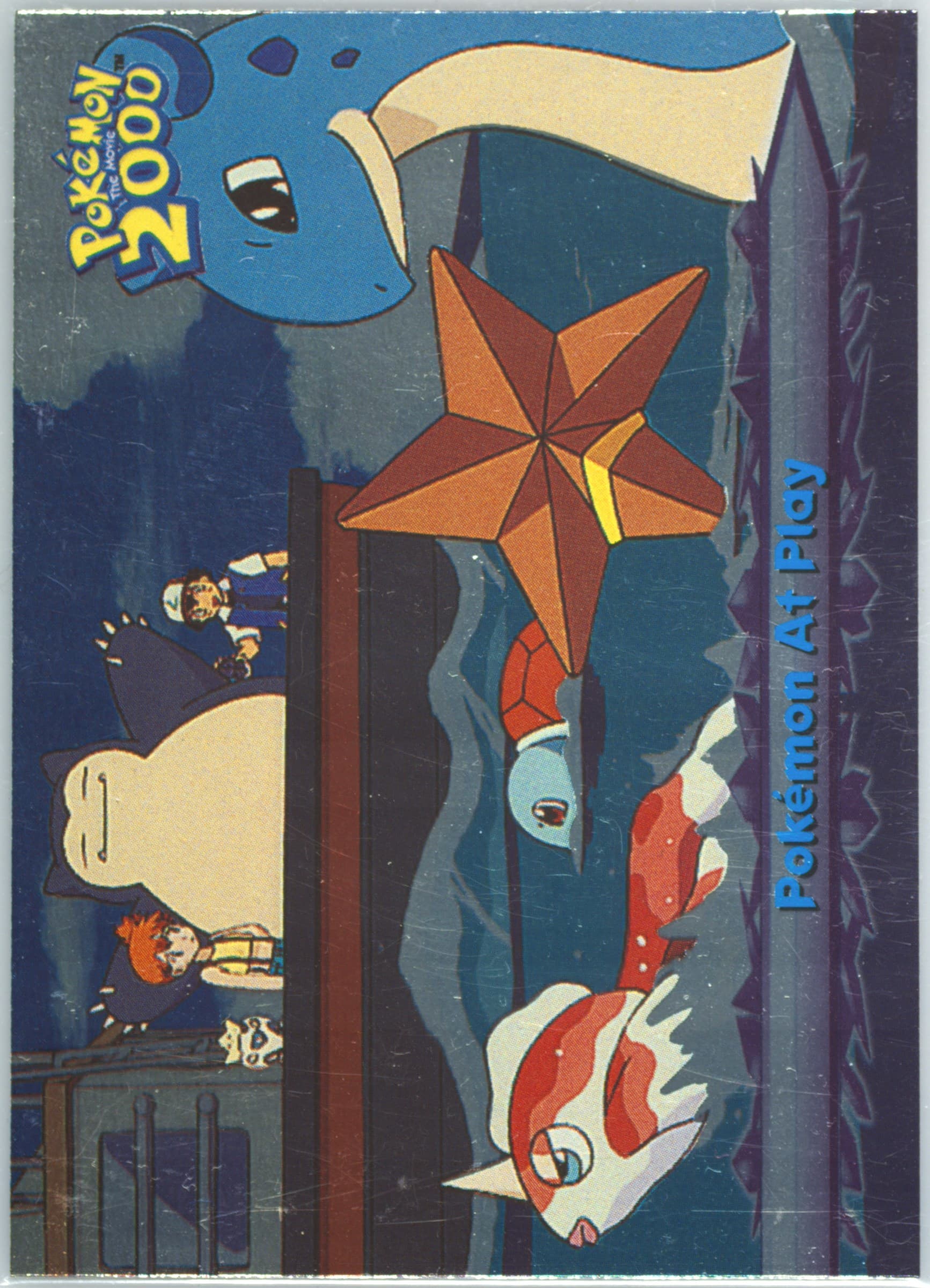 Pokemon at Play Foil (18) 2000 Topps Pokemon the Movie 2000