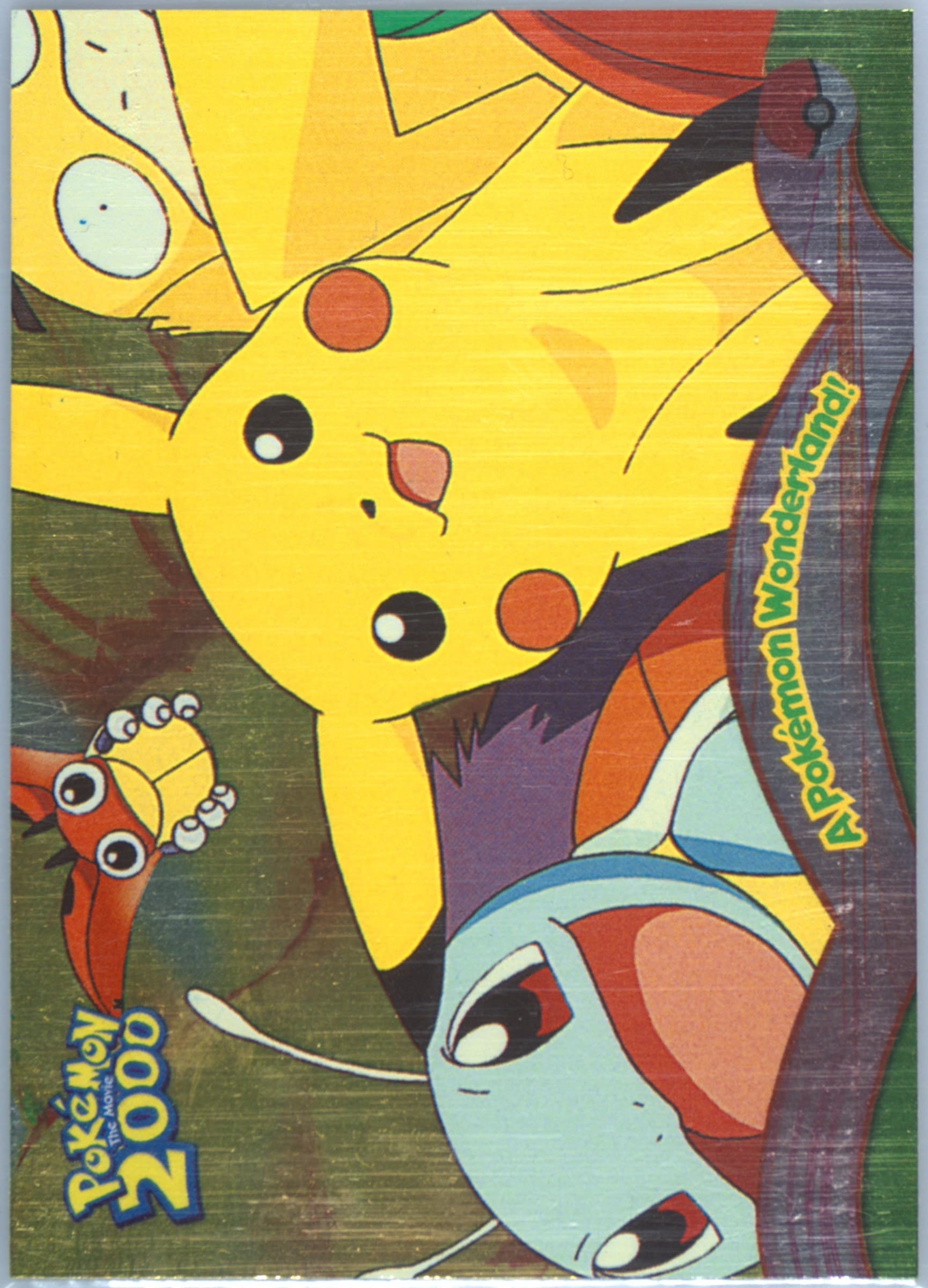 A Pokemon Wonderland! Foil (3) 2000 Topps Pokemon the Movie 2000