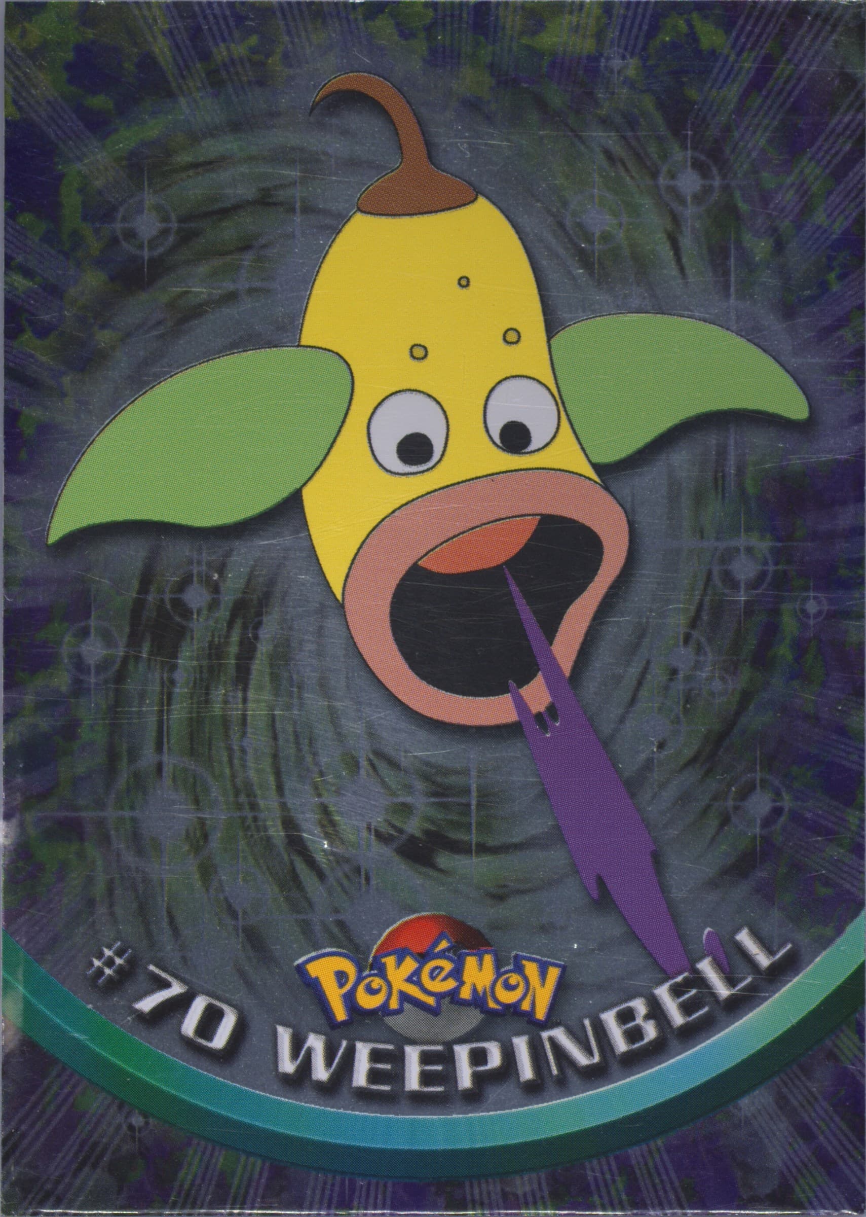 Weepinbell Foil (70) 1999 Topps Pokemon TV