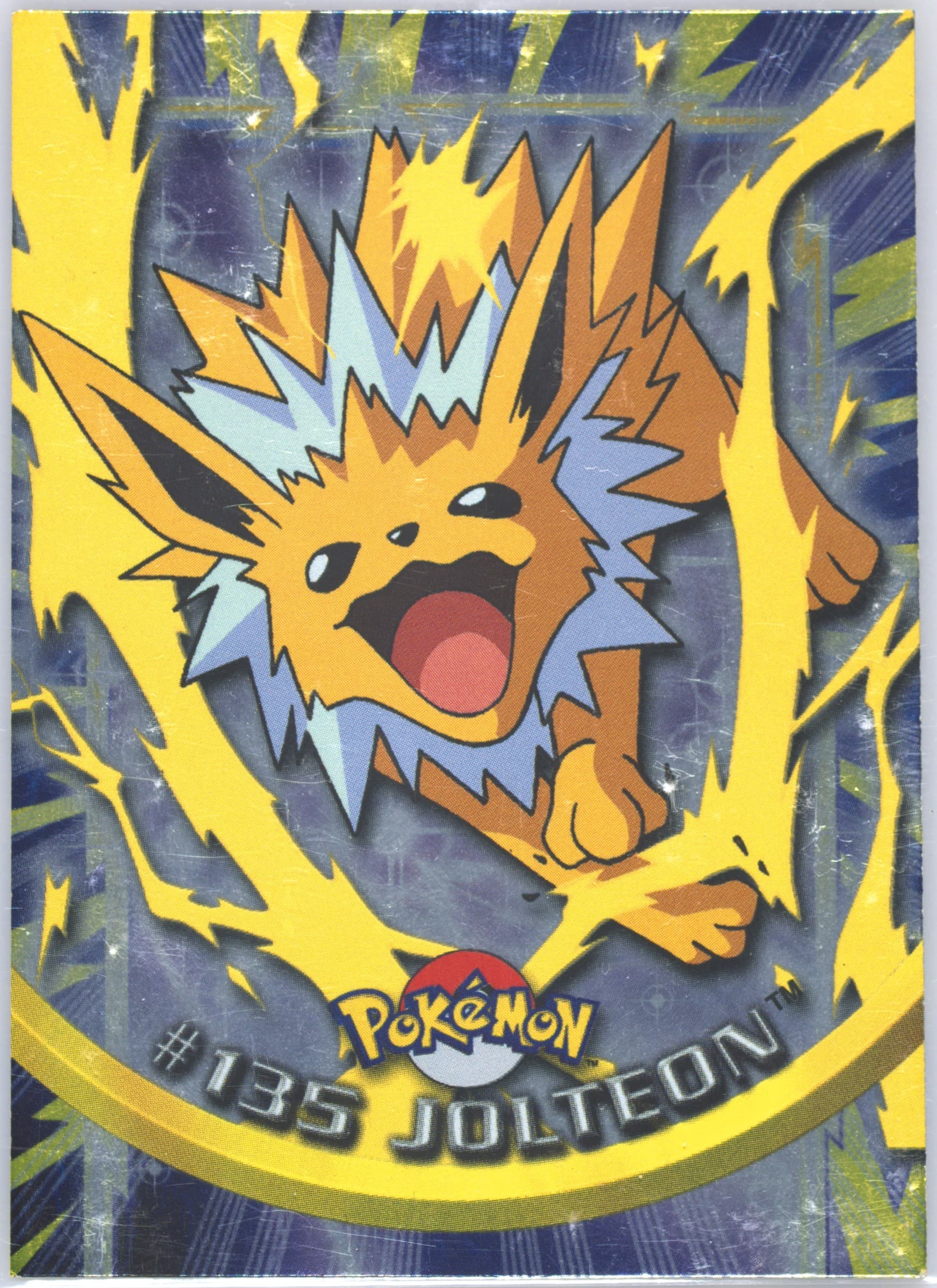 Jolteon Foil (135) 2000 Topps Pokemon TV Animation Series 3