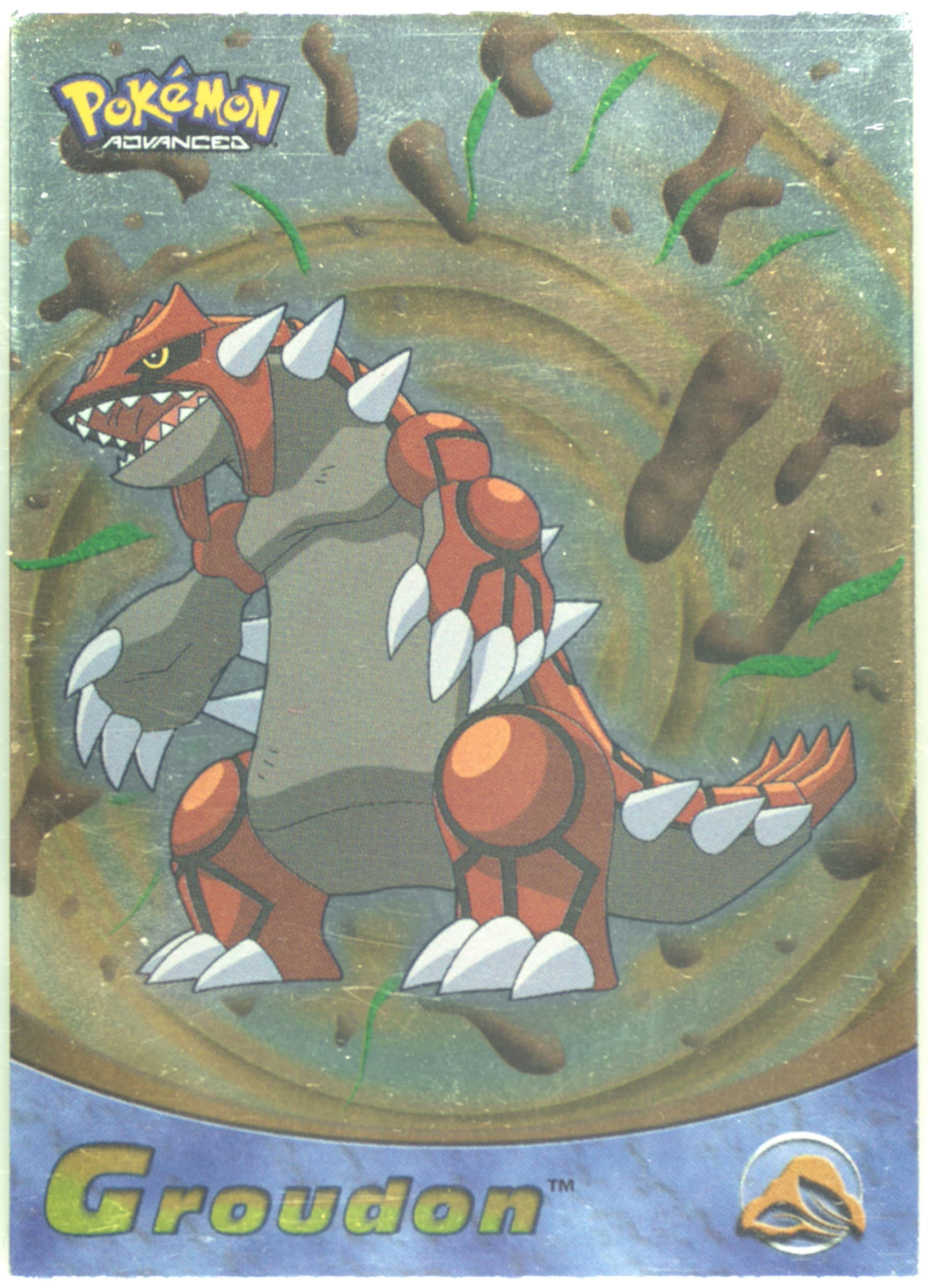 Groudon Foil (36) 2003 Topps Pokemon Advanced