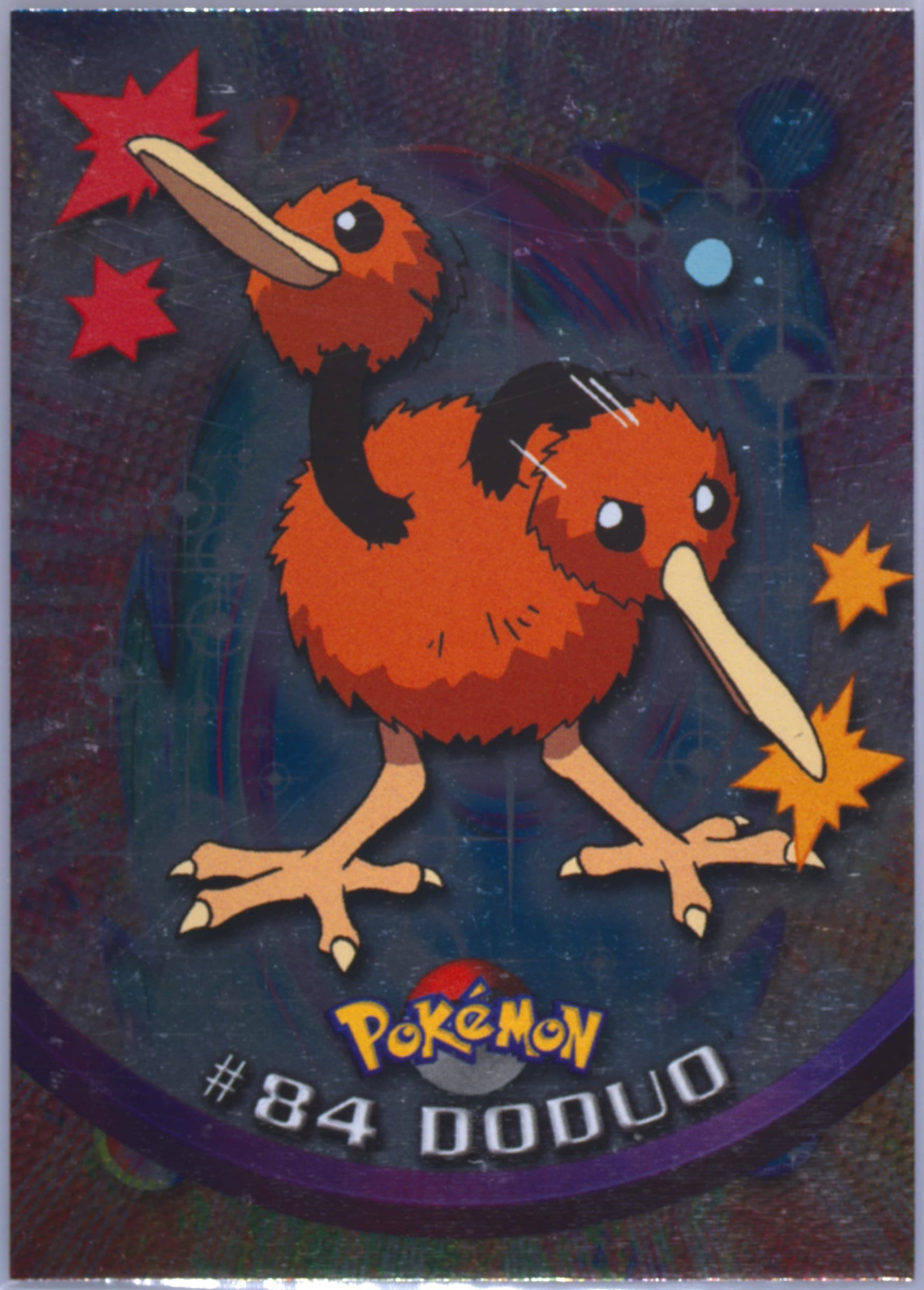 Doduo Foil (84) 2000 Topps Pokemon TV Animation Series 2