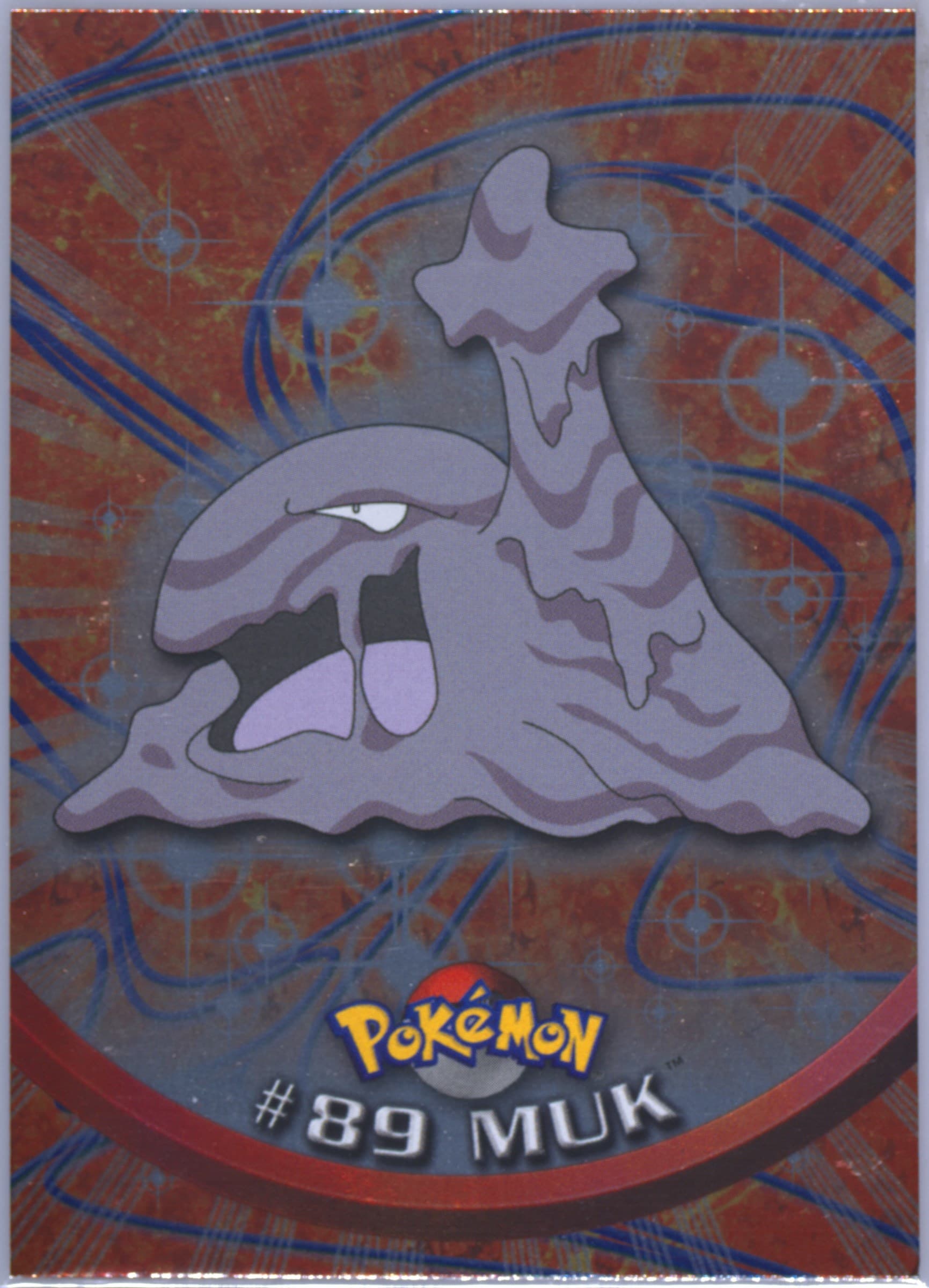 Muk Foil (89) 2000 Topps Pokemon TV Animation Series 2