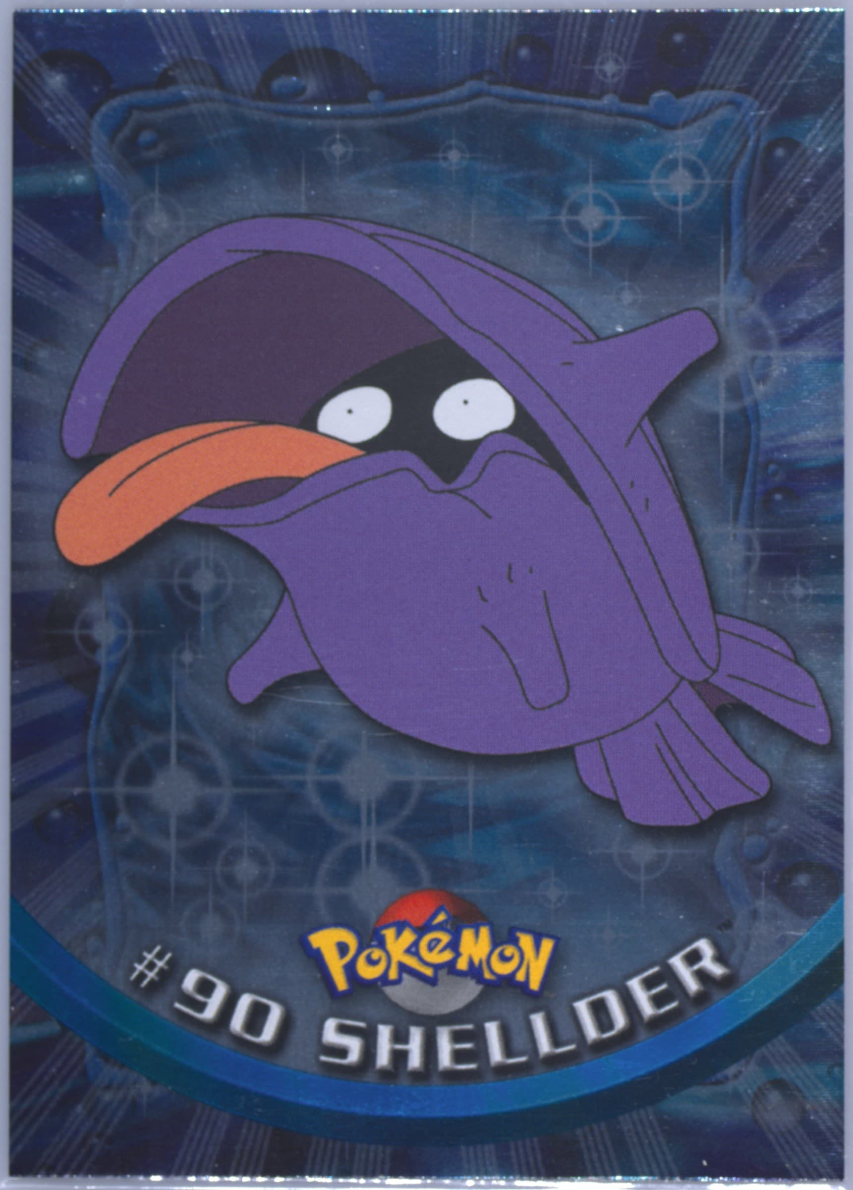 Shellder Foil (90) 2000 Topps Pokemon TV Animation Series 2