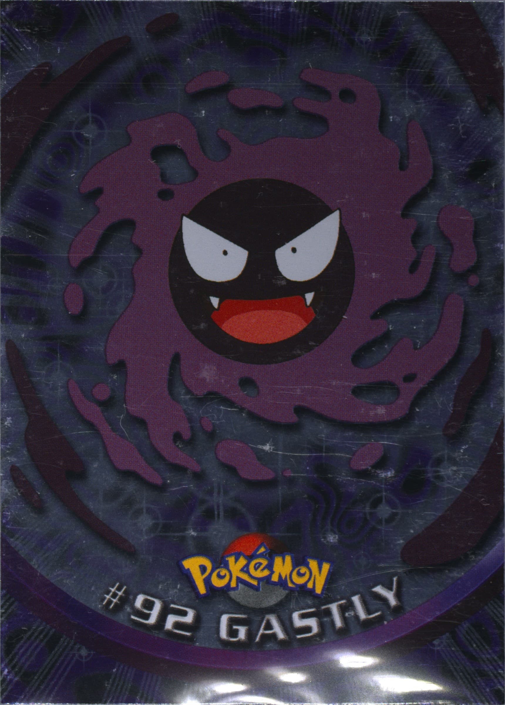 Gastly Foil (92) 2000 Topps Pokemon TV Animation Series 2
